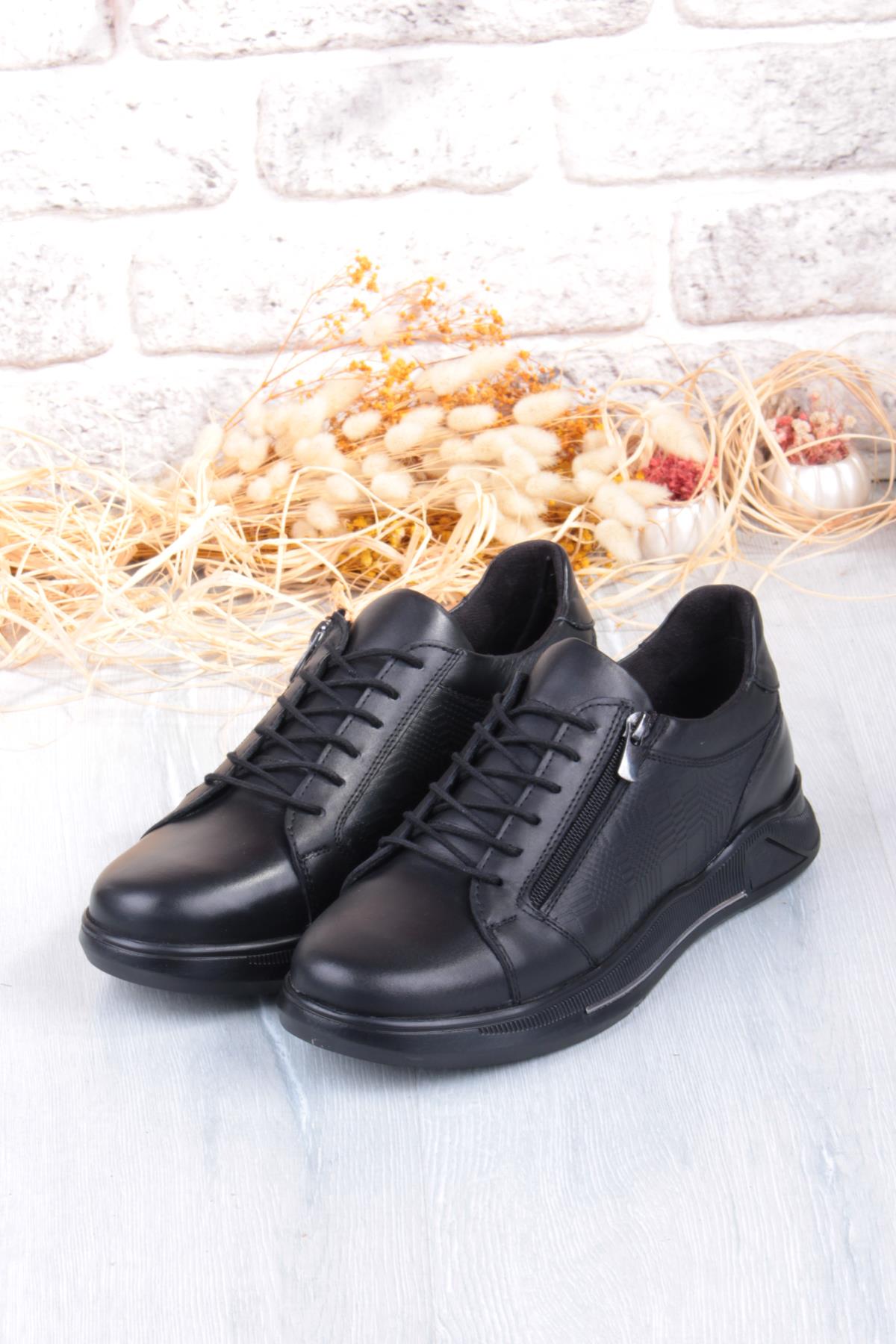 9082 Rahat Kauçuk Taban Orijinal Hakiki Deri Erkek Ayakkabı - Görsel 8