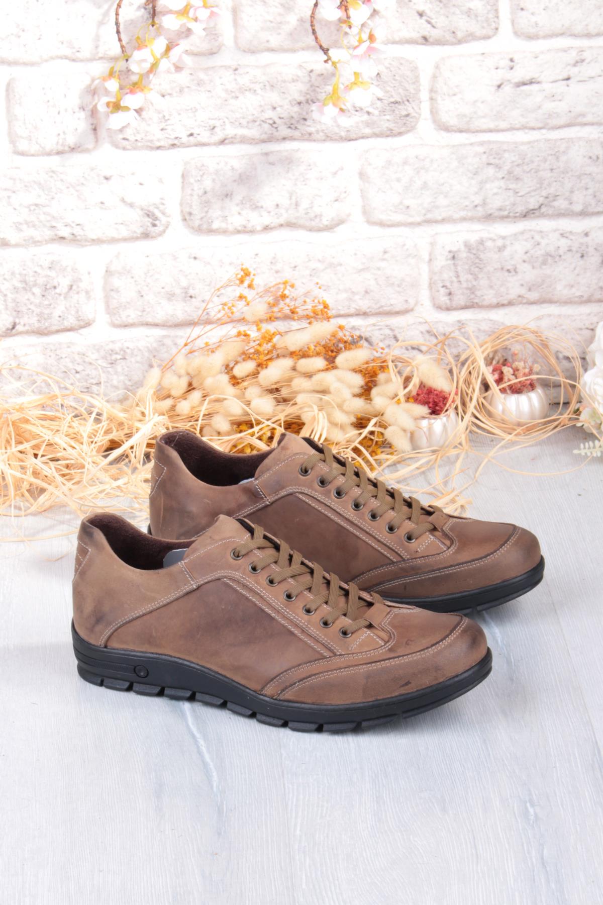 2038 Grezör Rahat Orijinal Hakiki Deri Erkek Ayakkabı - Görsel 2