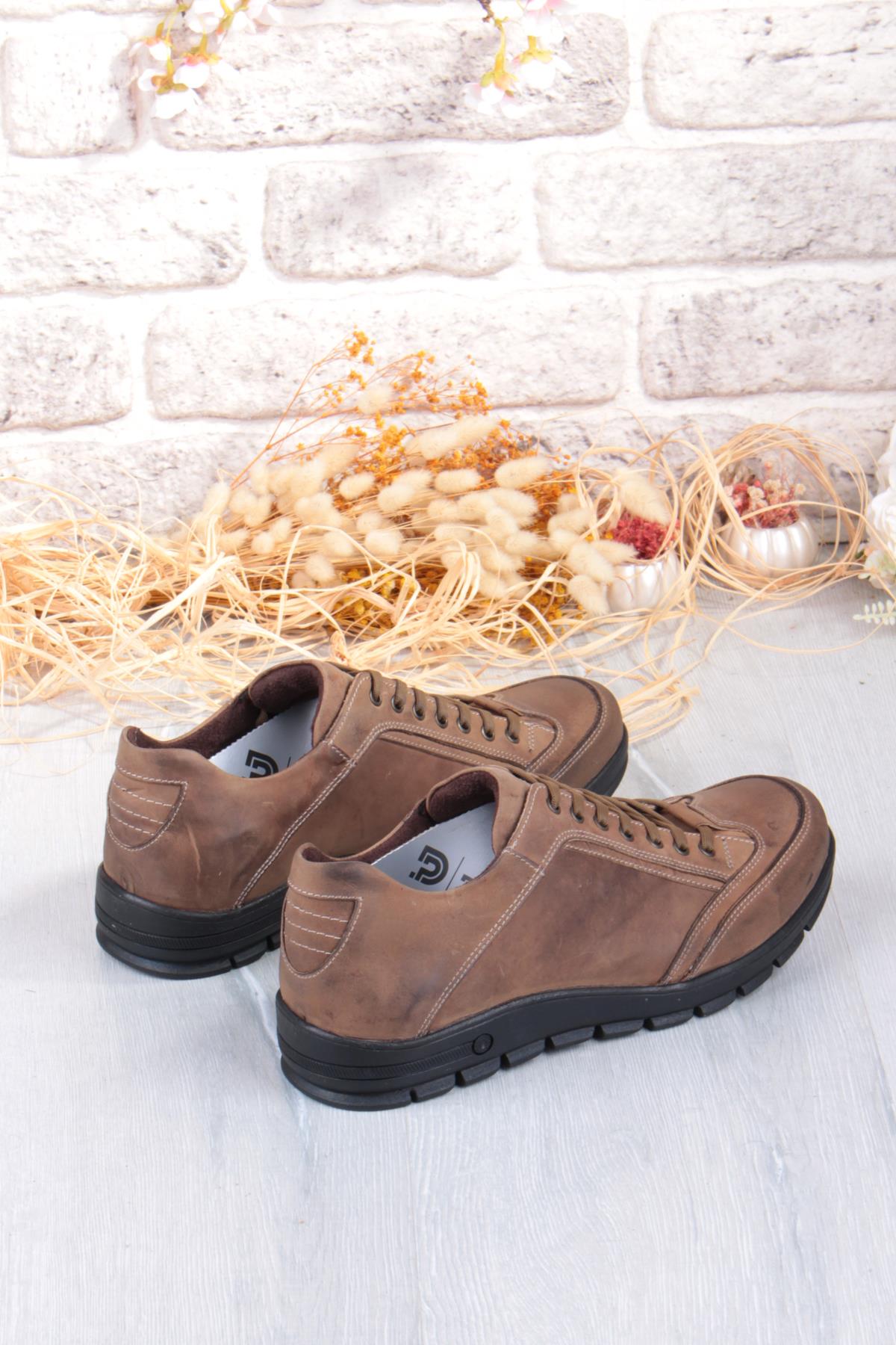 2038 Grezör Rahat Orijinal Hakiki Deri Erkek Ayakkabı - Görsel 6