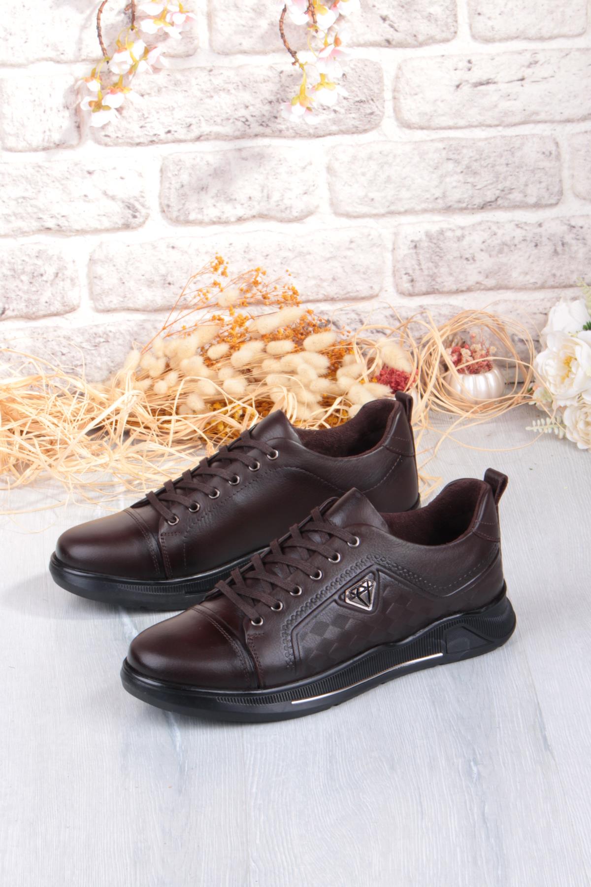 9022 Napa Rahat Kauçuk Taban Orijinal Hakiki Deri Erkek Ayakkabı - Görsel 5