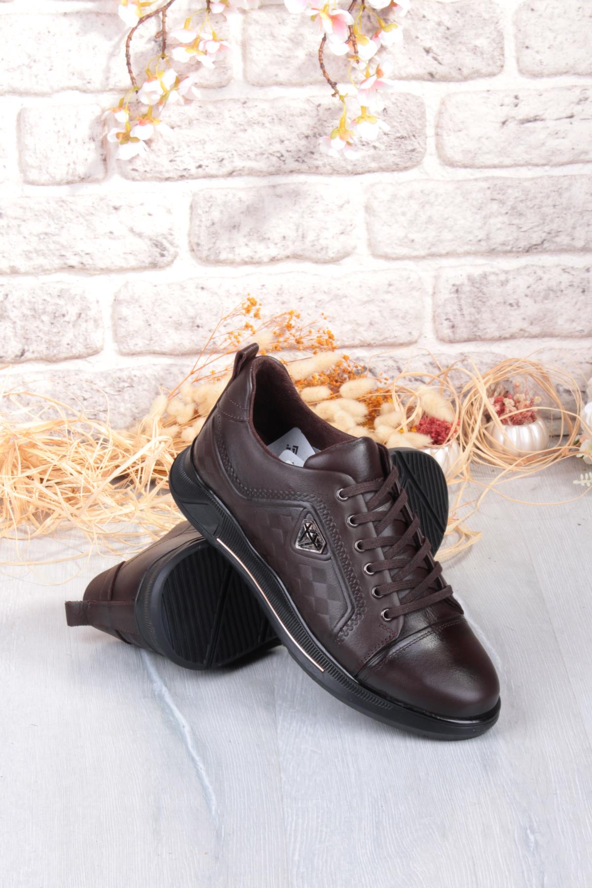 9022 Napa Rahat Kauçuk Taban Orijinal Hakiki Deri Erkek Ayakkabı - Görsel 7