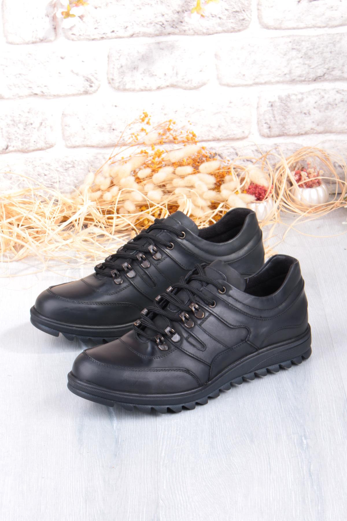 5151 Grezör Rahat Kauçuk Taban Orijinal Hakiki Deri Erkek Ayakkabı - Görsel 5