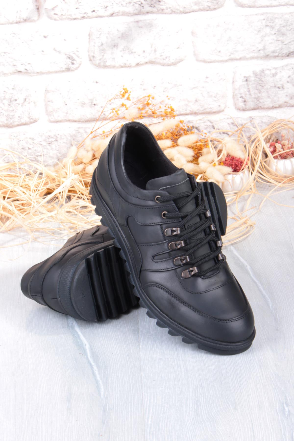 5151 Grezör Rahat Kauçuk Taban Orijinal Hakiki Deri Erkek Ayakkabı - Görsel 7