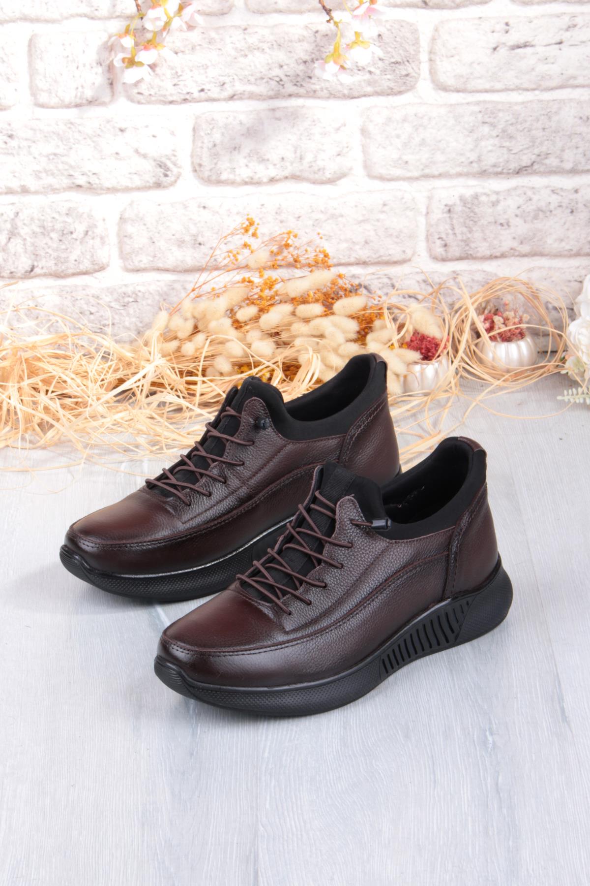 383513 Rahat Kauçuk Taban Orijinal Hakiki Deri Erkek Ayakkabı - Görsel 5