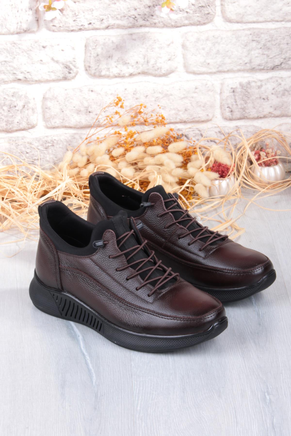 383513 Rahat Kauçuk Taban Orijinal Hakiki Deri Erkek Ayakkabı - Görsel 8