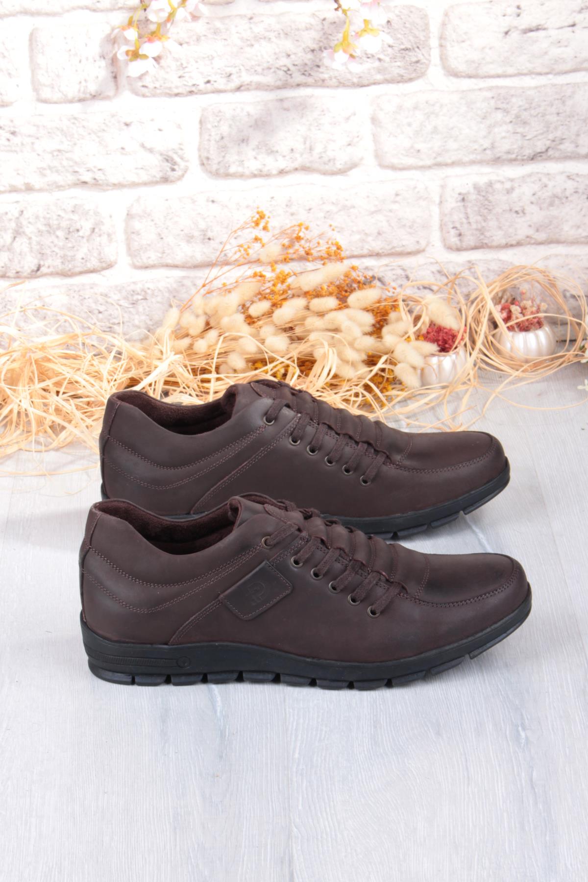 3330 Grezör Rahat Kauçuk Taban Orijinal Hakiki Deri Erkek Ayakkabı - Görsel 3