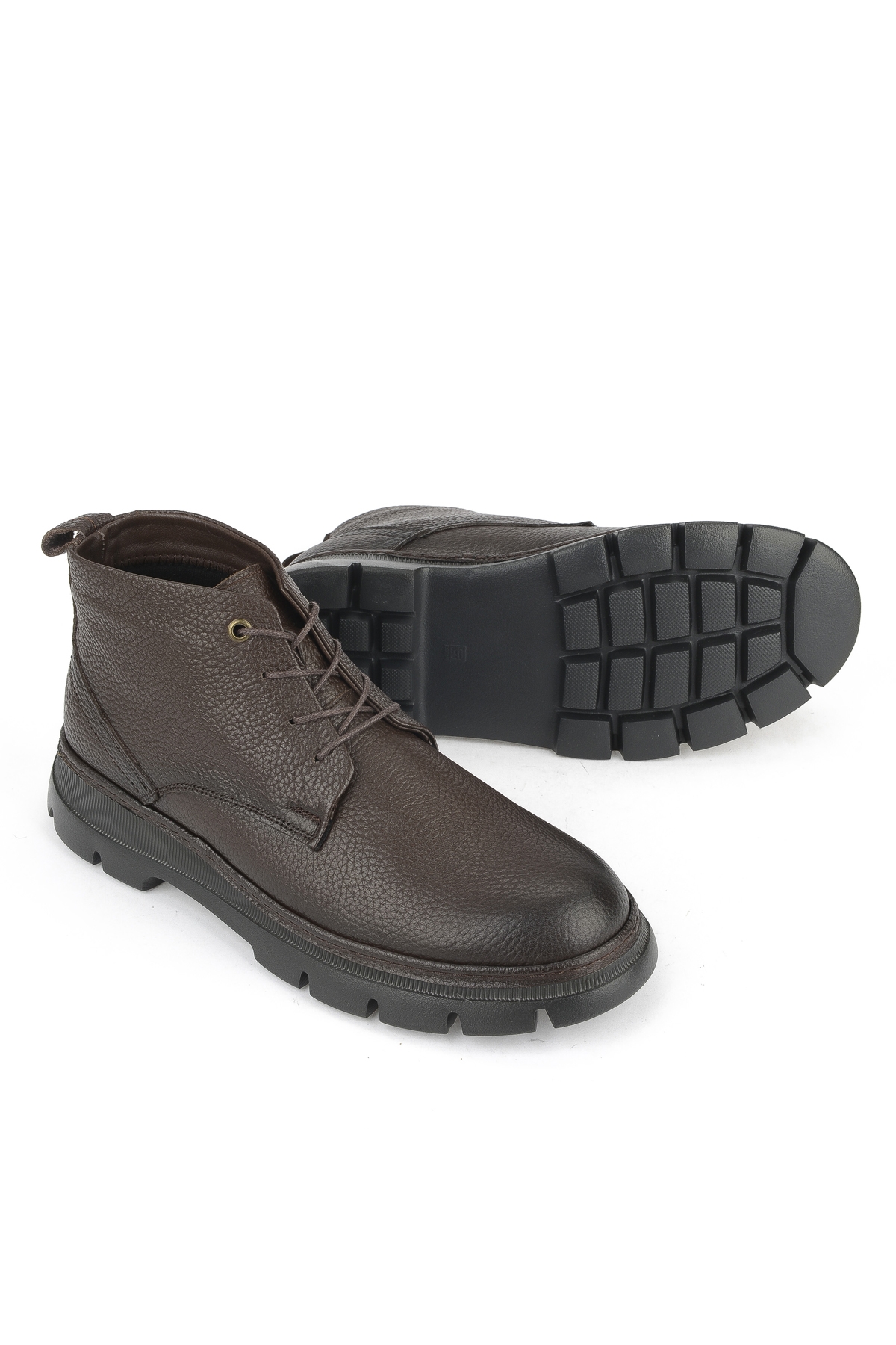 Erkek Hakiki Deri Bot 1531007Z384 Kahve - Görsel 5