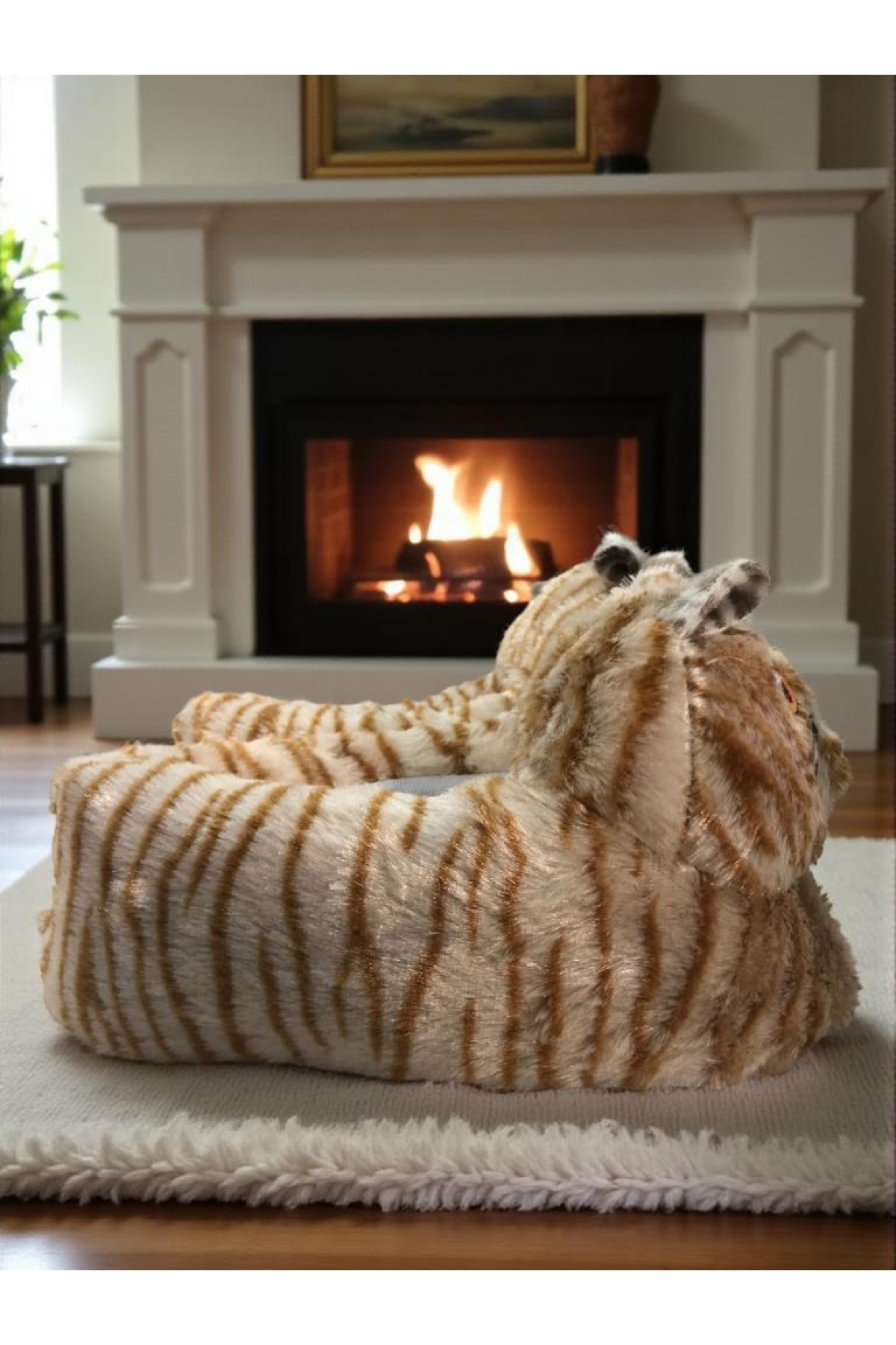 Kadın Kız Çocuk Yumuşak Soft Hayvanlı Kedi Figürlü Panduf Ev Ayakkabısı - Görsel 4