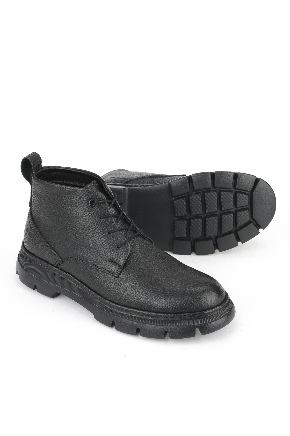 Erkek Hakiki Deri Bot 1531007Z384 Siyah - Görsel 5