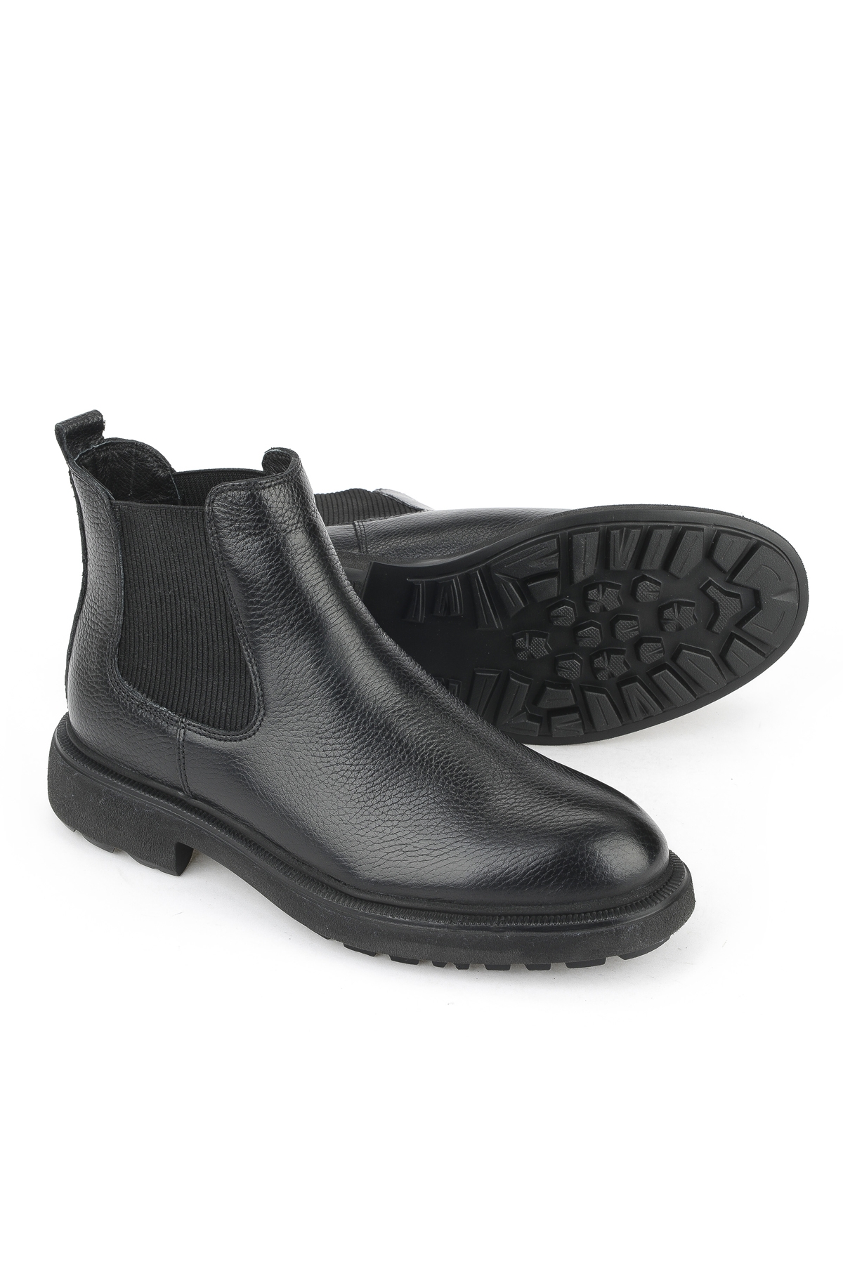 Erkek Hakiki Deri Bot 1531007Z8261 Siyah - Görsel 5