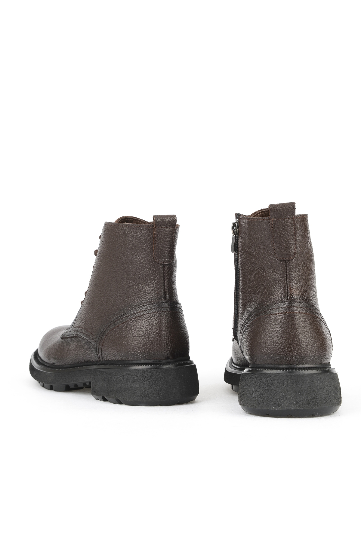 Erkek Hakiki Deri Bot 1531007Z8263 Kahve - Görsel 4