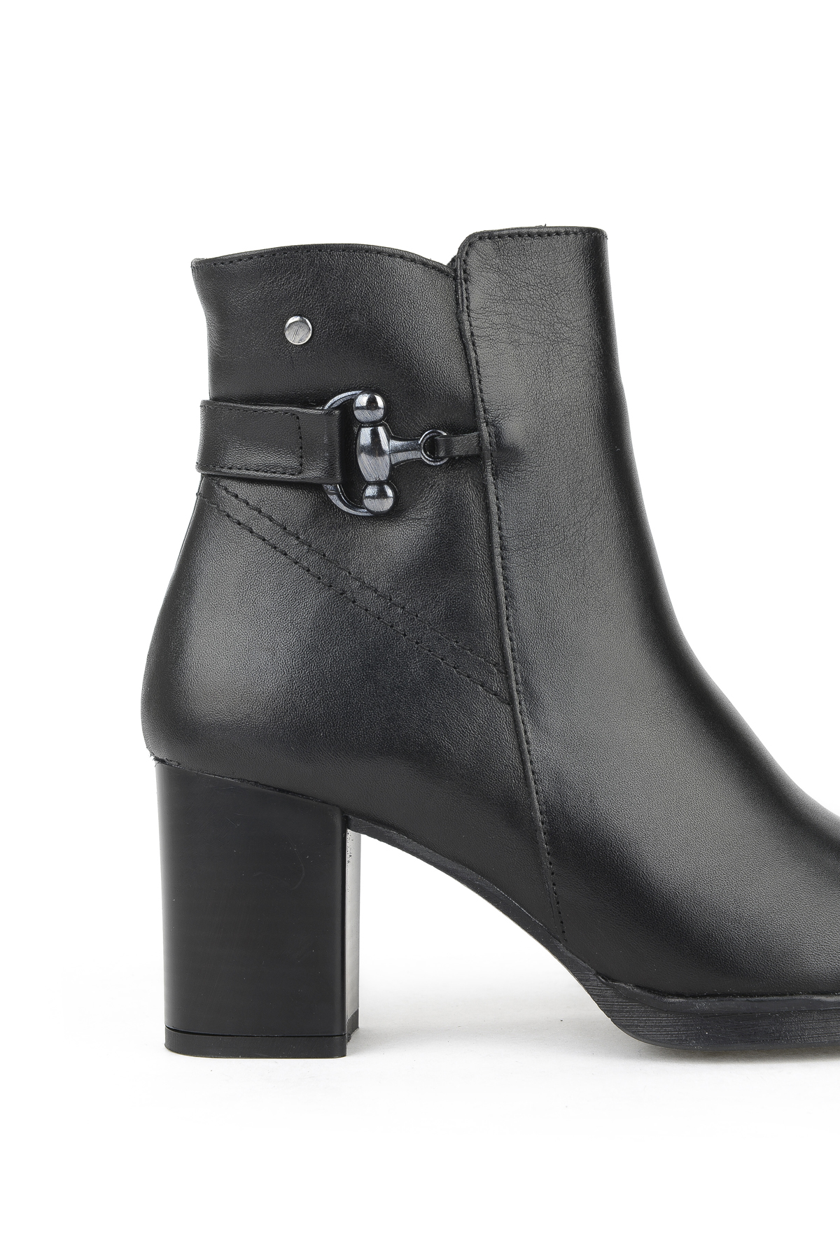 Kadın Hakiki Deri Bot 1531022Z7571 Siyah - Görsel 7