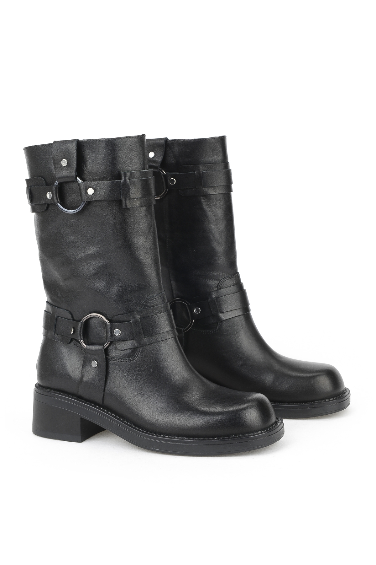 Kadın Hakiki Deri Çizme 1531022Z7619 Siyah - Görsel 3