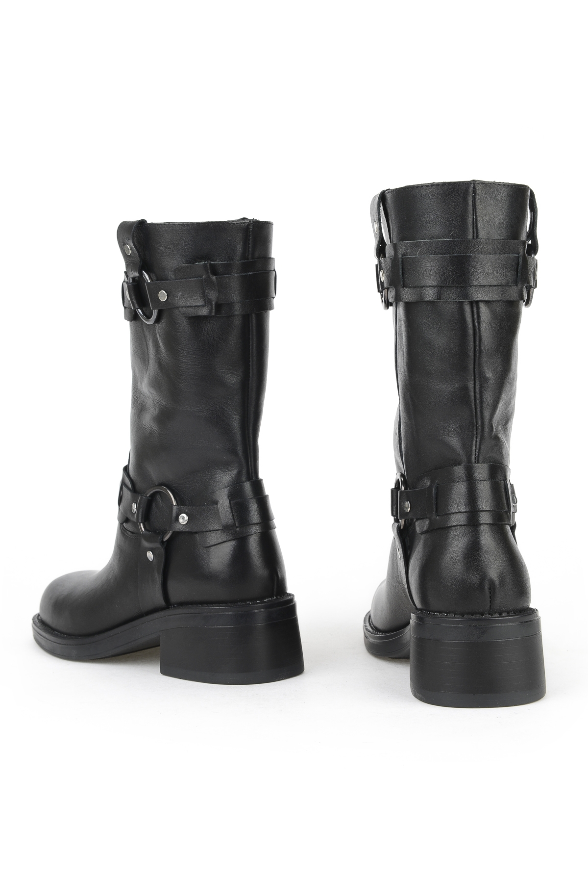 Kadın Hakiki Deri Çizme 1531022Z7619 Siyah - Görsel 4