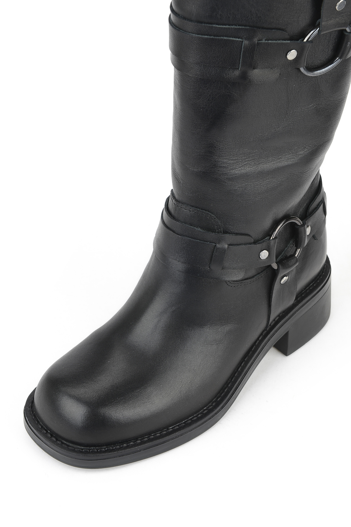 Kadın Hakiki Deri Çizme 1531022Z7619 Siyah - Görsel 7