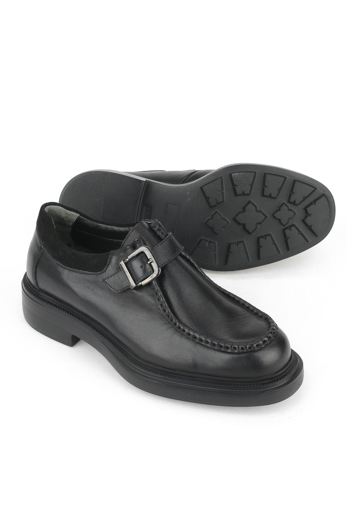 Kadın Hakiki Deri Ayakkabı 1531022Z1197 Siyah - Görsel 5