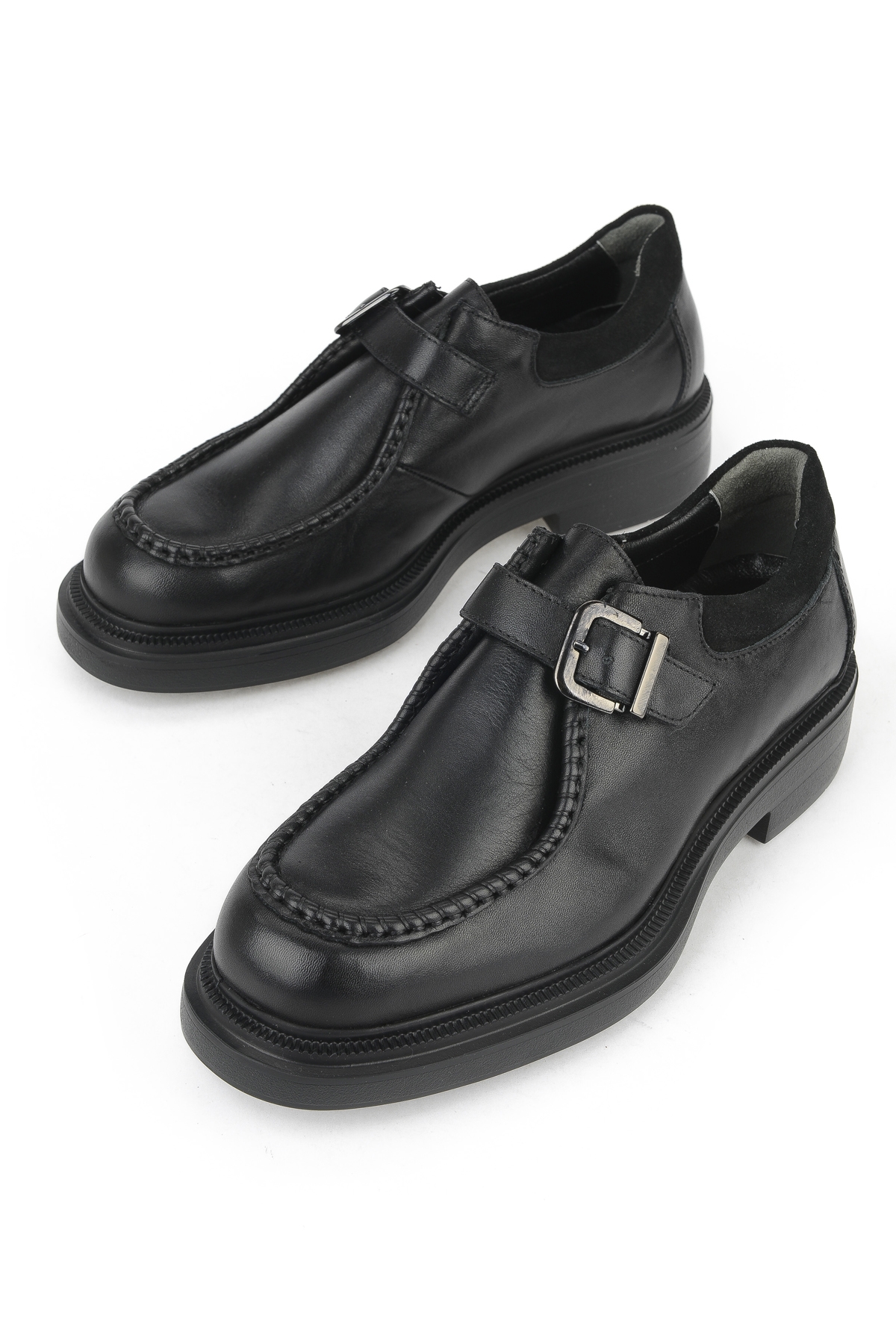 Kadın Hakiki Deri Ayakkabı 1531022Z1197 Siyah - Görsel 6