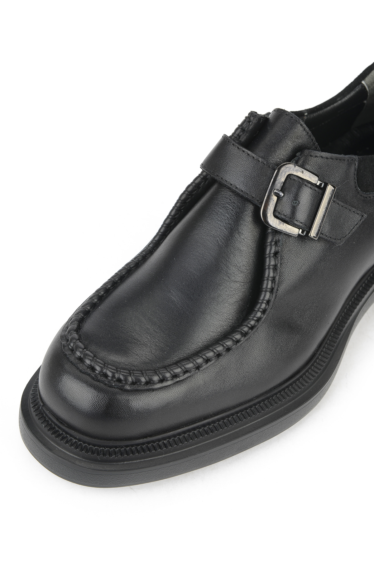 Kadın Hakiki Deri Ayakkabı 1531022Z1197 Siyah - Görsel 7