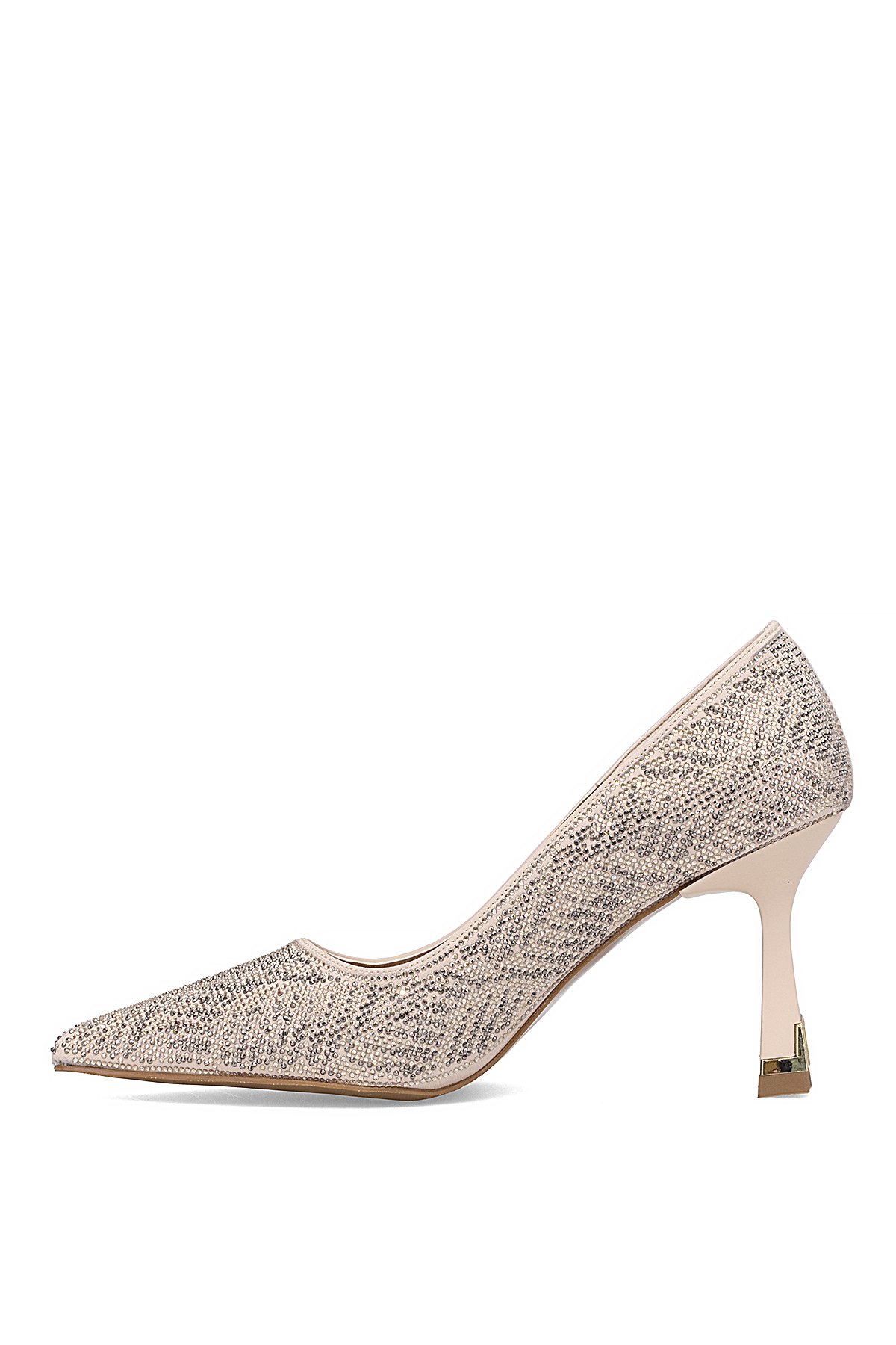 Elit PM221 K7701 Kadın Klasik Topuklu Ayakkabı Ten - Görsel 4