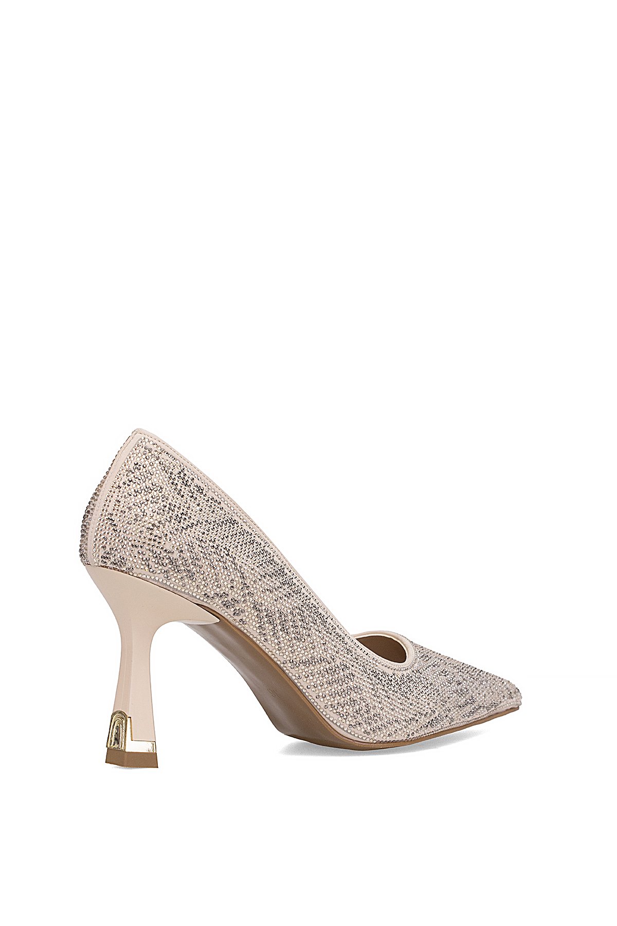 Elit PM221 K7701 Kadın Klasik Topuklu Ayakkabı Ten - Görsel 5