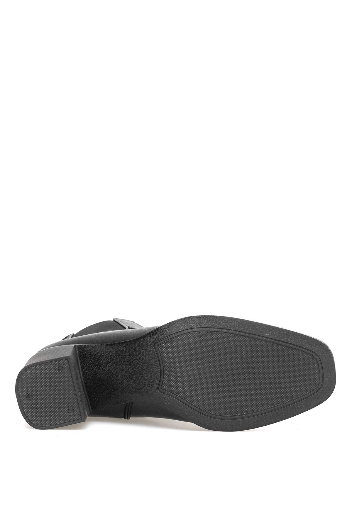 Elit Brivelle Kadın Hakiki Deri Topuklu Bot Siyah - Görsel 7