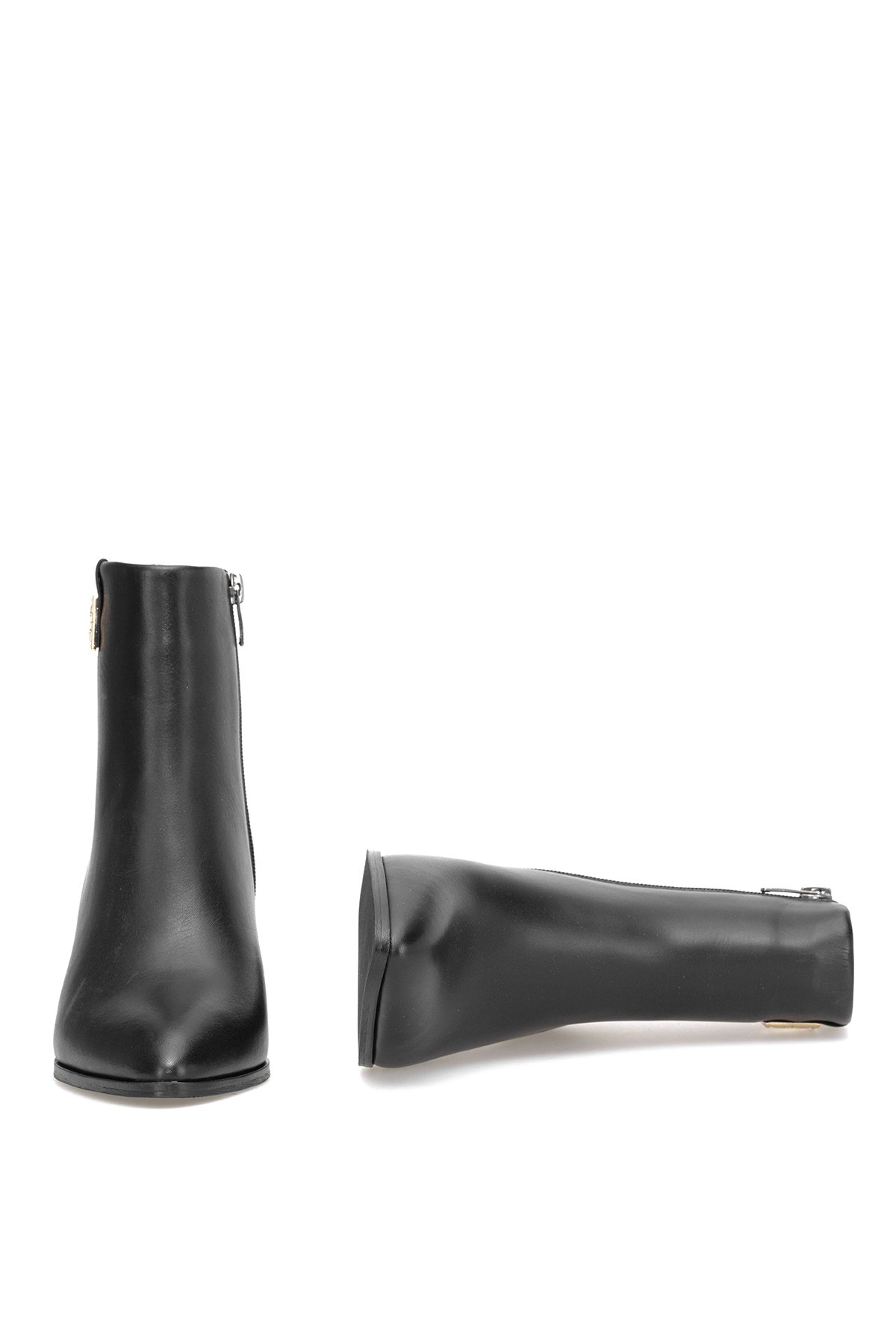 Elit Marivonne Kadın Hakiki Deri Topuklu Bot Siyah - Görsel 6