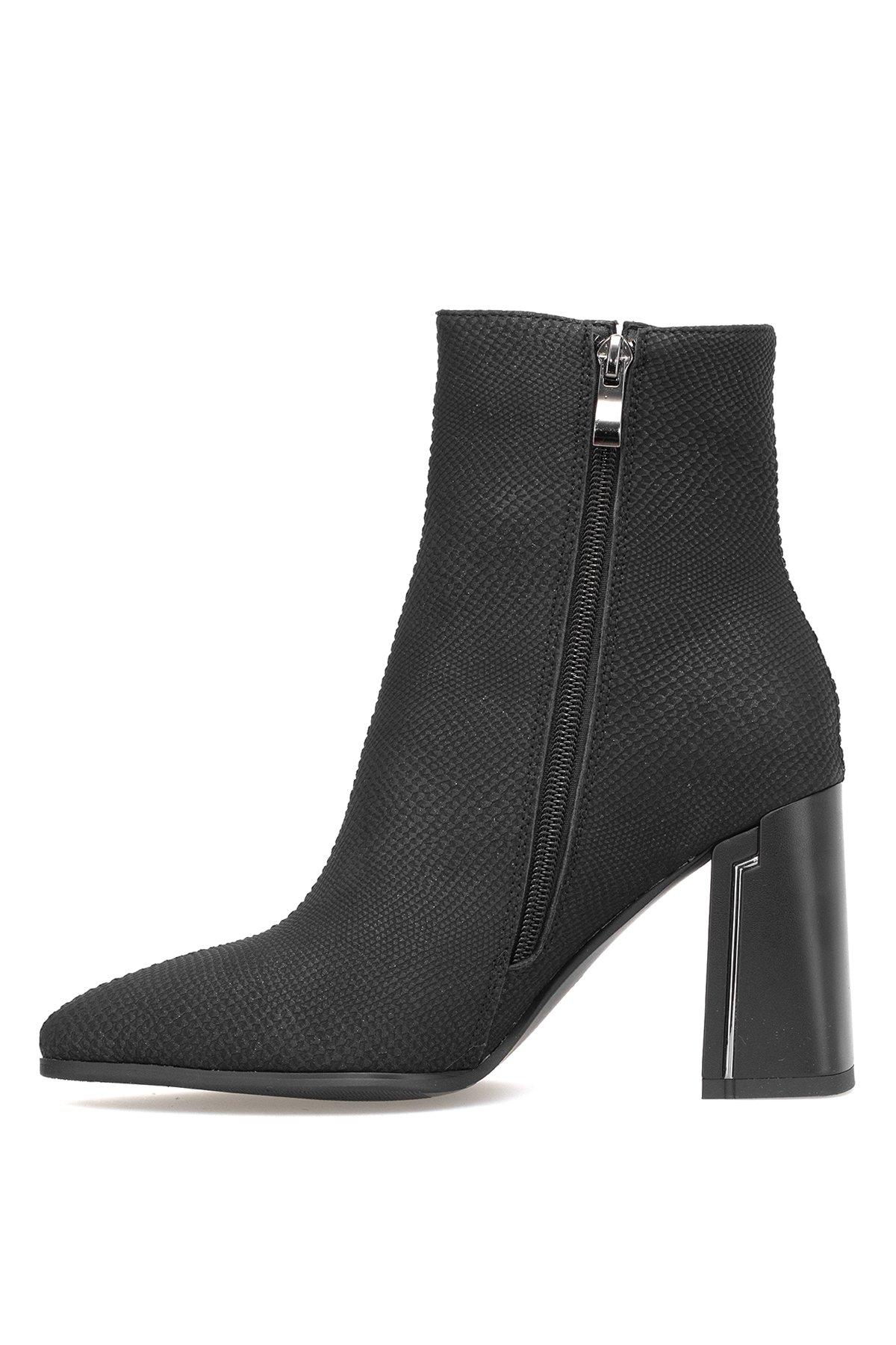 25K137 Kadın Topuklu Bot Siyah - Görsel 4