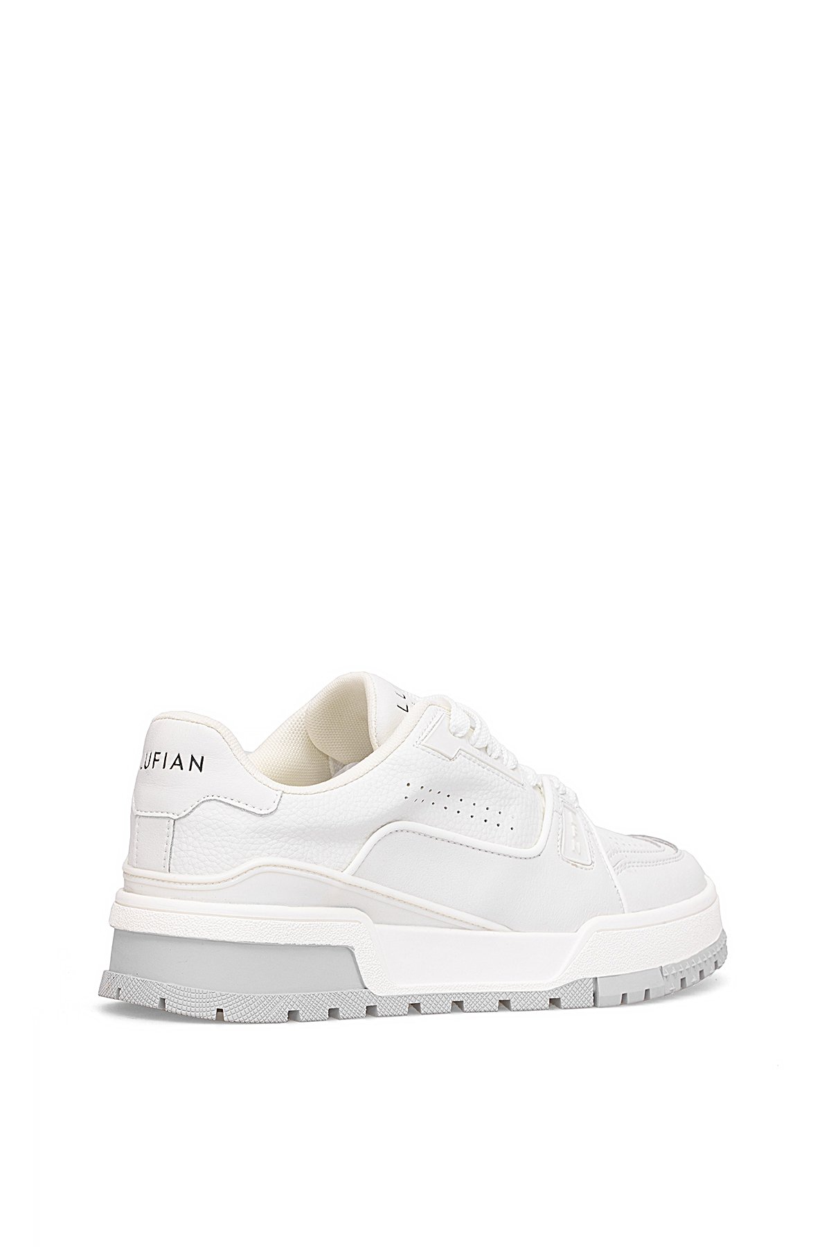 112230250 Albert 25K Erkek Hakiki Deri Klasik Sneaker Beyaz - Görsel 5