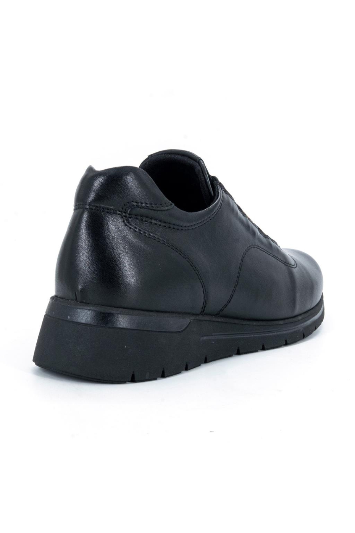 D25KA-3545 Hakiki Deri Lastikli Kadın Günlük Casual Ayakkabı - Görsel 4