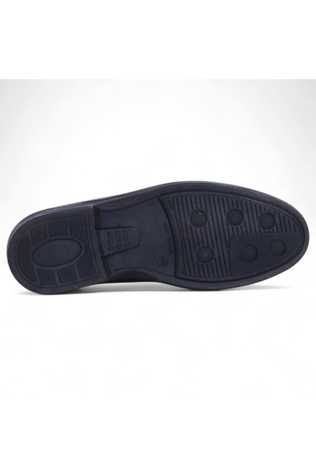 71 Siyah Lz Kauçuk %100 Deri Erkek Klasik Ayakkabı - Görsel 5