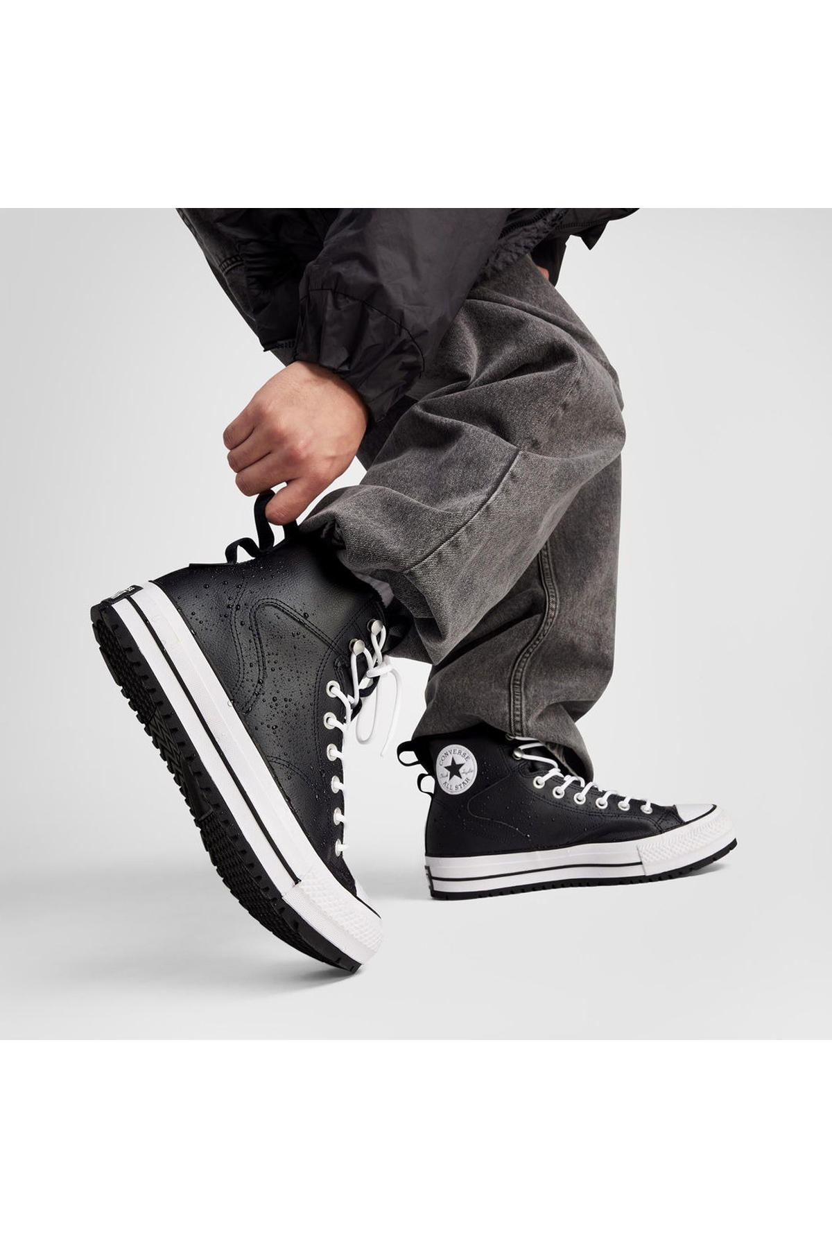 Chuck Taylor All Star Water Repellent Hike Erkek Siyah Sneaker - Görsel 7