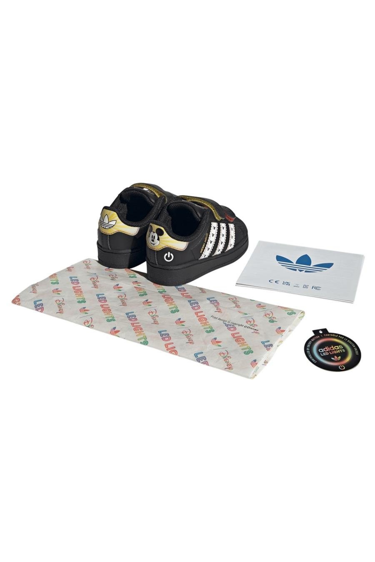 Bebek Siyah Sneaker SUPERSTAR LED LIGHTS CF I JQ2806 - Görsel 3