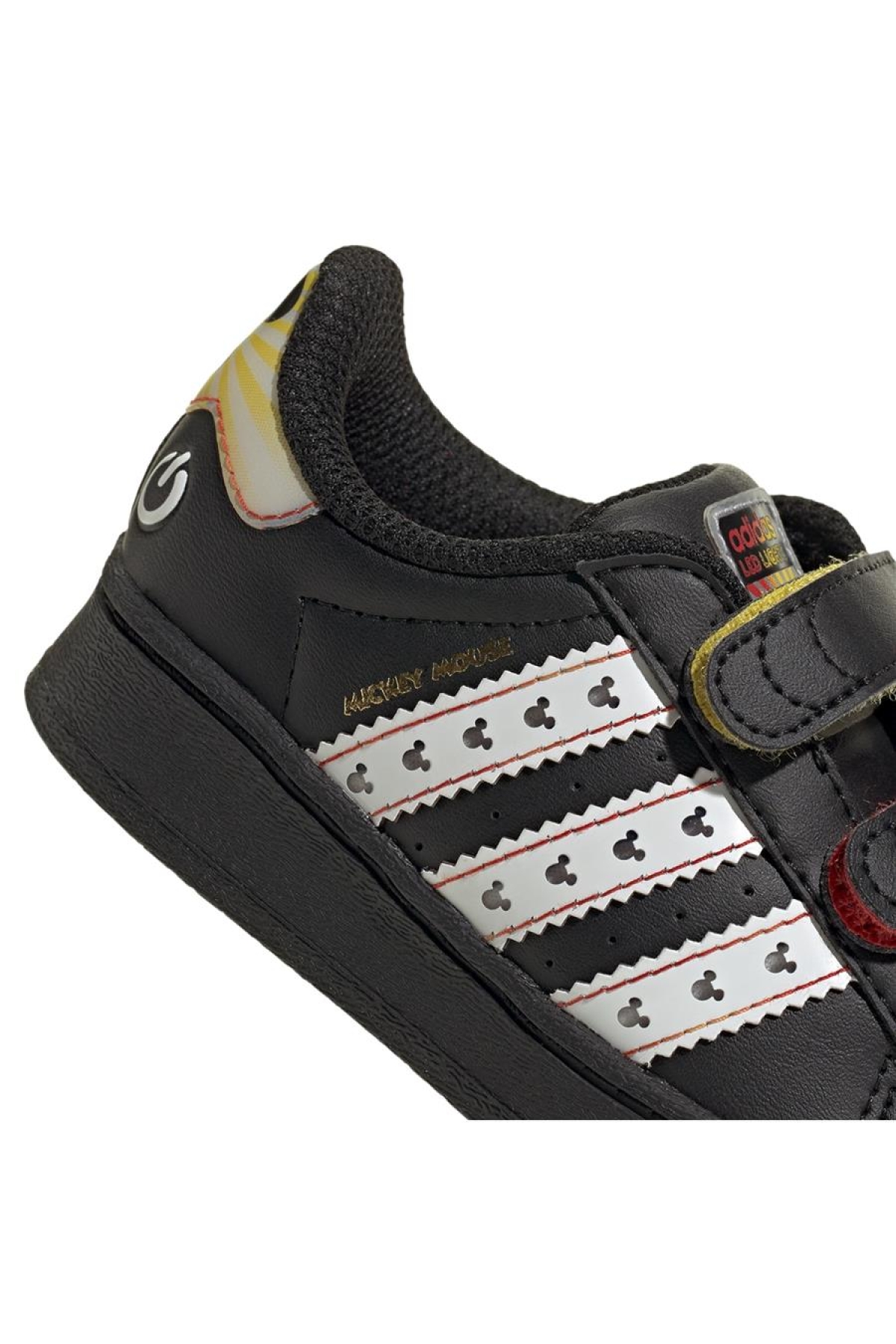 Bebek Siyah Sneaker SUPERSTAR LED LIGHTS CF I JQ2806 - Görsel 11