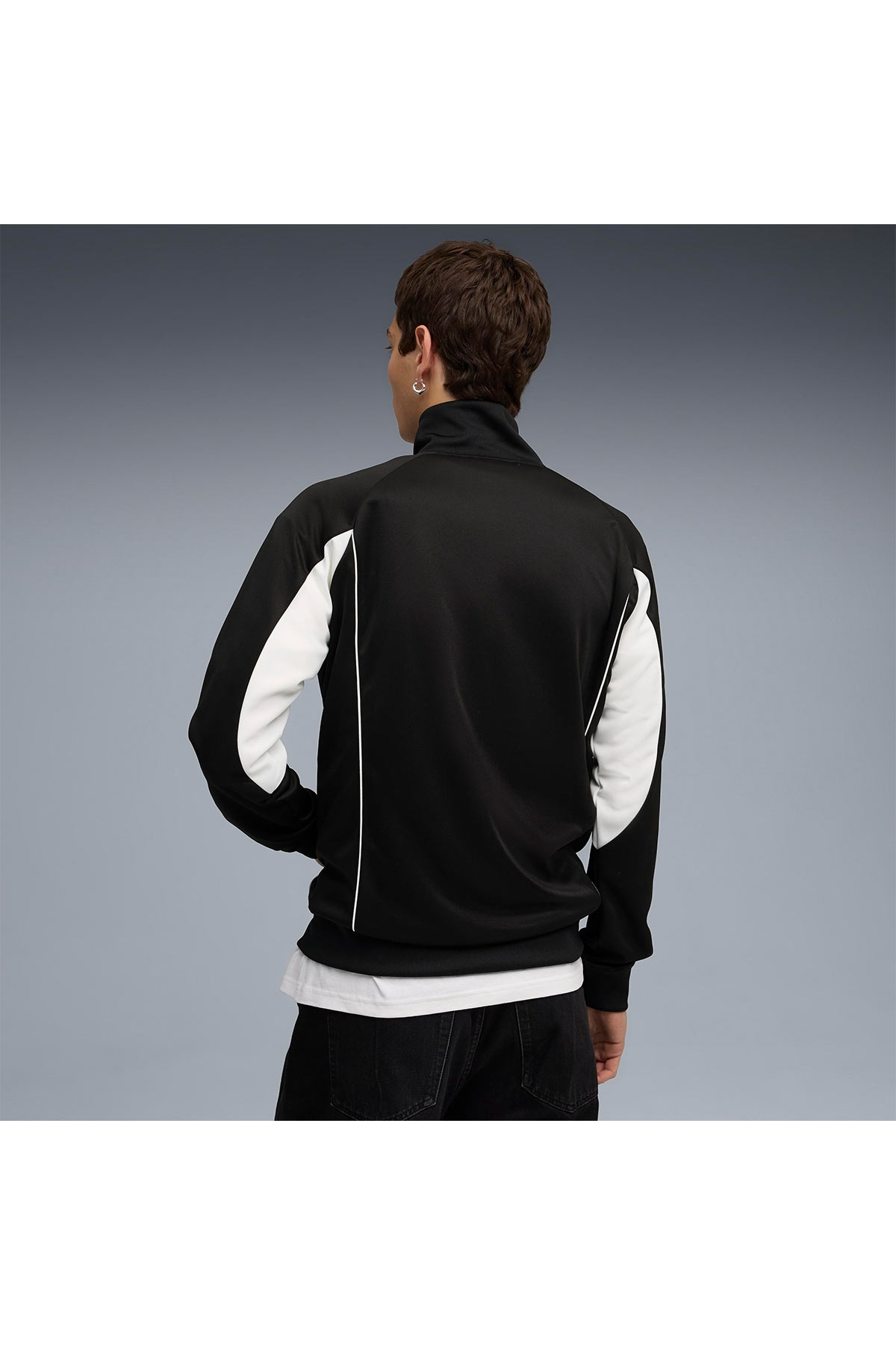 Sport Poly Track Erkek Siyah Dik Yaka Ceket Fiyatları | Flo
