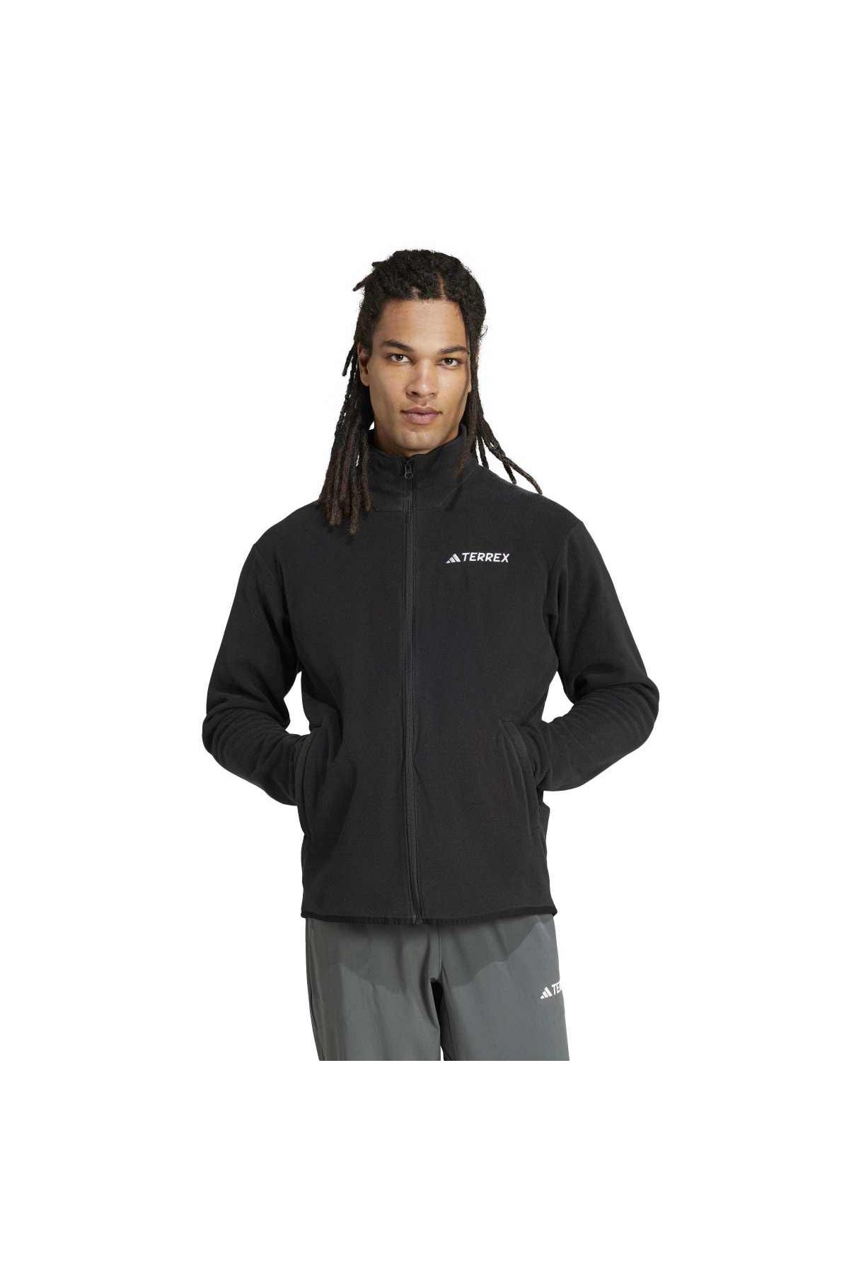 Erkek Günlük Yaşam Polar Sweatshirt Essentials Jkt Jv7676