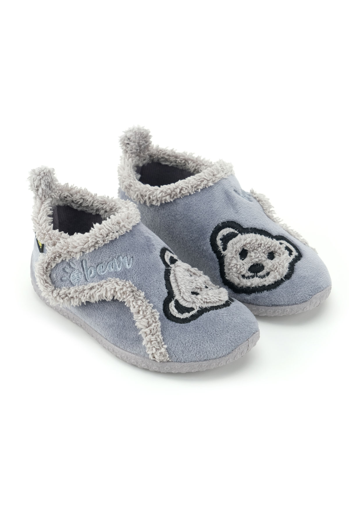 Erkek Çocuk Kışlık PVC Rahat Taban Tek Cırt Cırtlı Ayarlanabilir Kemer Ev Okul Kreş Panduf Ayakkabı - Görsel 4