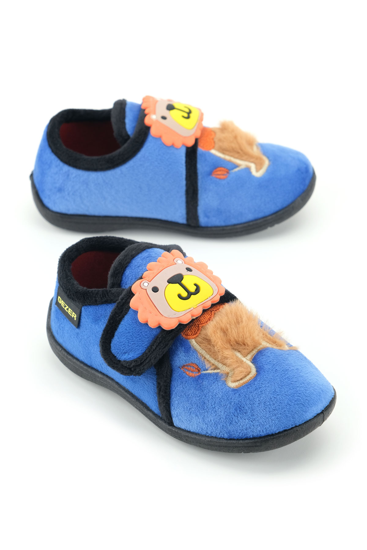 Kışlık Cırtlı Ayarlanabilir Rahat İç Taban Erkek Çocuk Panduf Ayakkabı - Görsel 2