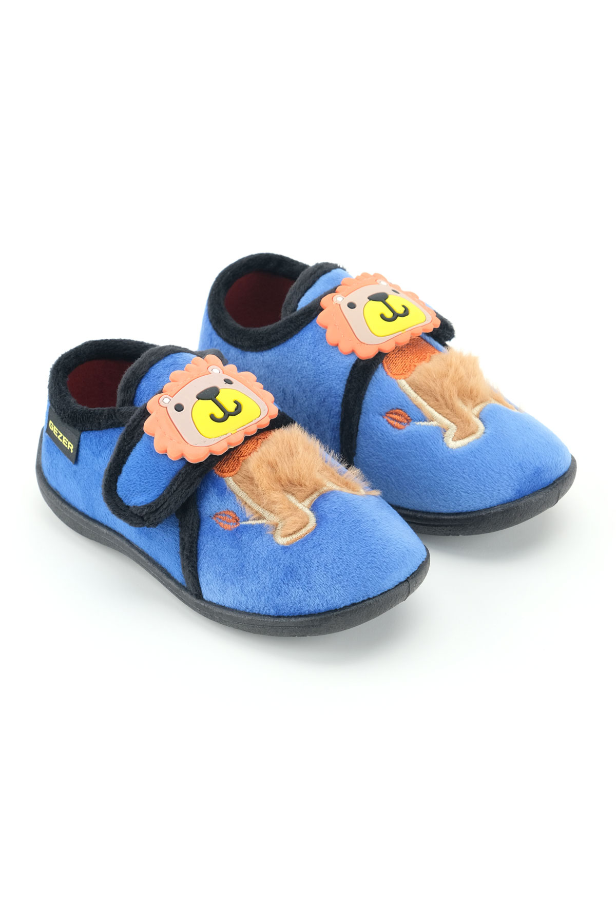 Kışlık Cırtlı Ayarlanabilir Rahat İç Taban Erkek Çocuk Panduf Ayakkabı - Görsel 4