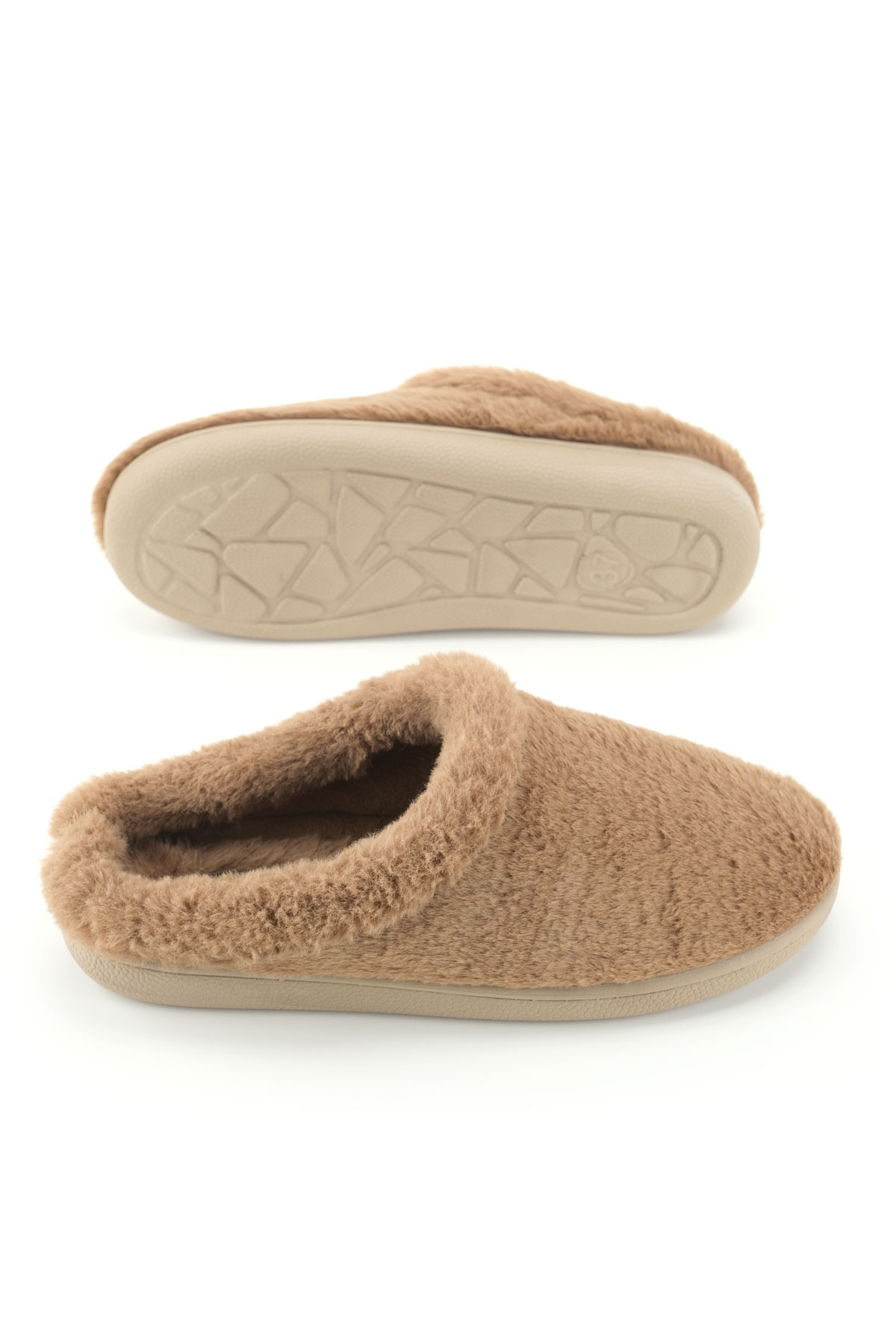 Kadın Kışlık Rahat Taban Ev Bahçe Gondol Terlik - Görsel 6