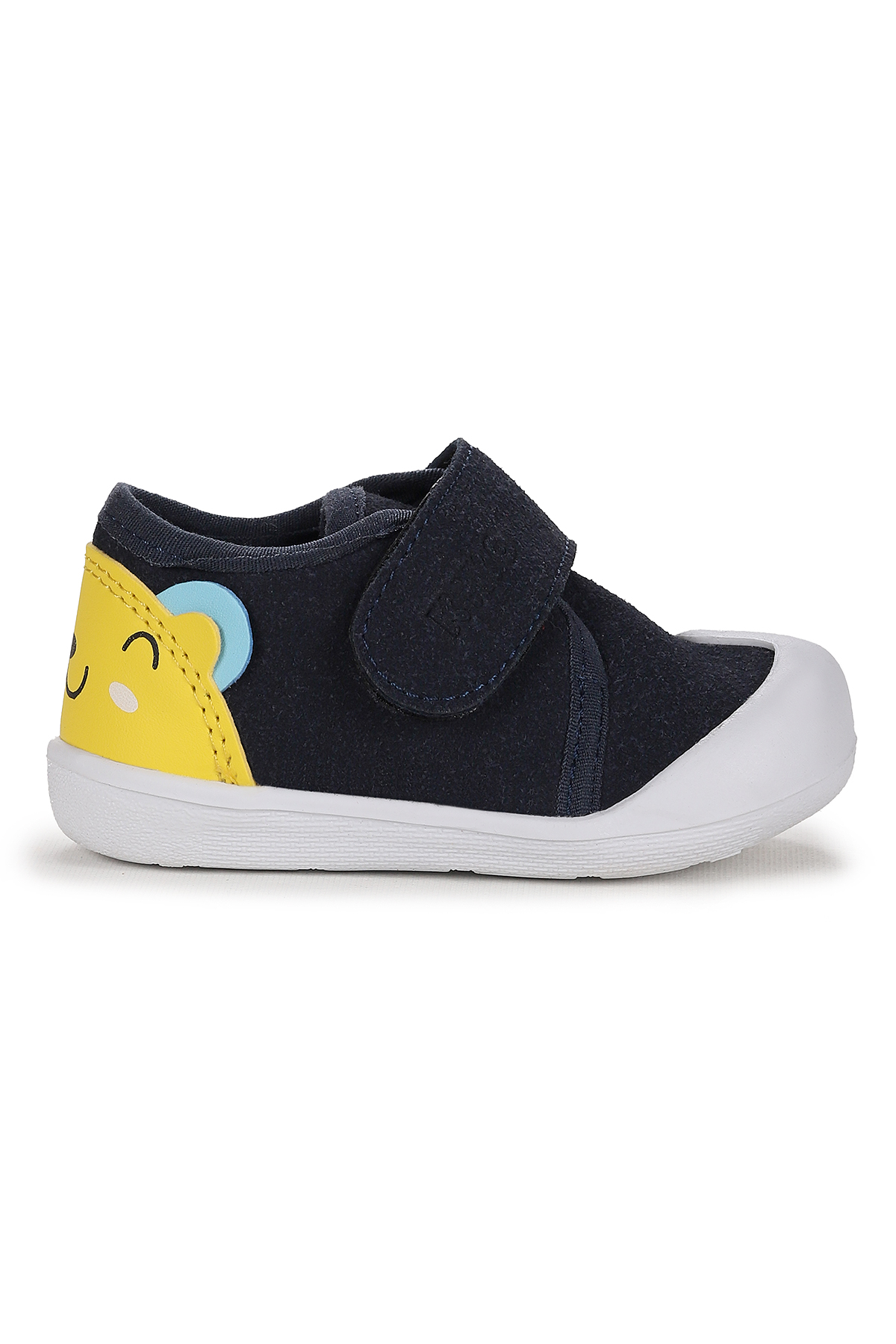 Catly Cırtlı Kız Bebek İlk Adım Ortopedik Günlük Ayakkabı Lacivert - Görsel 2