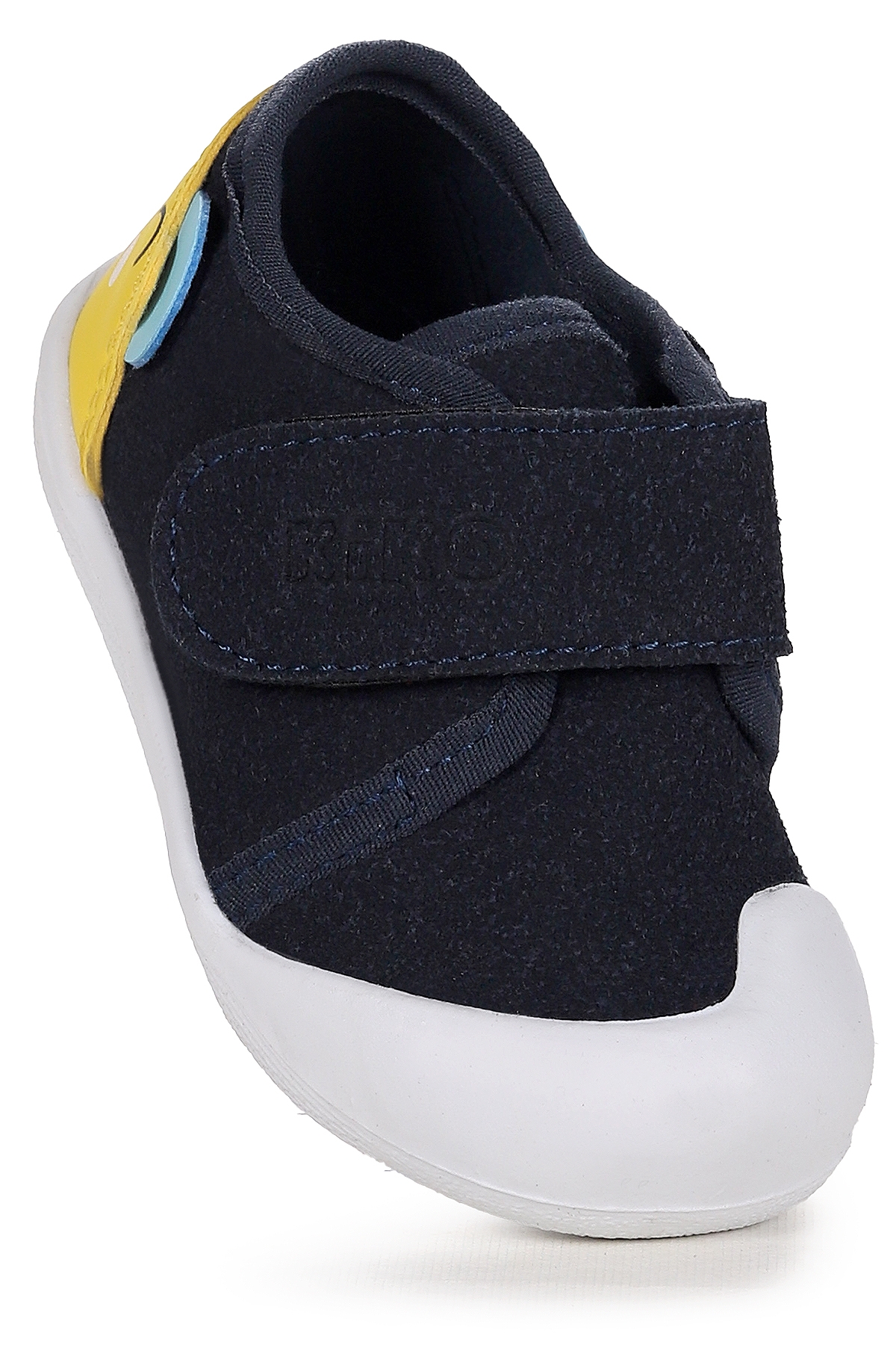 Catly Cırtlı Kız Bebek İlk Adım Ortopedik Günlük Ayakkabı Lacivert - Görsel 5