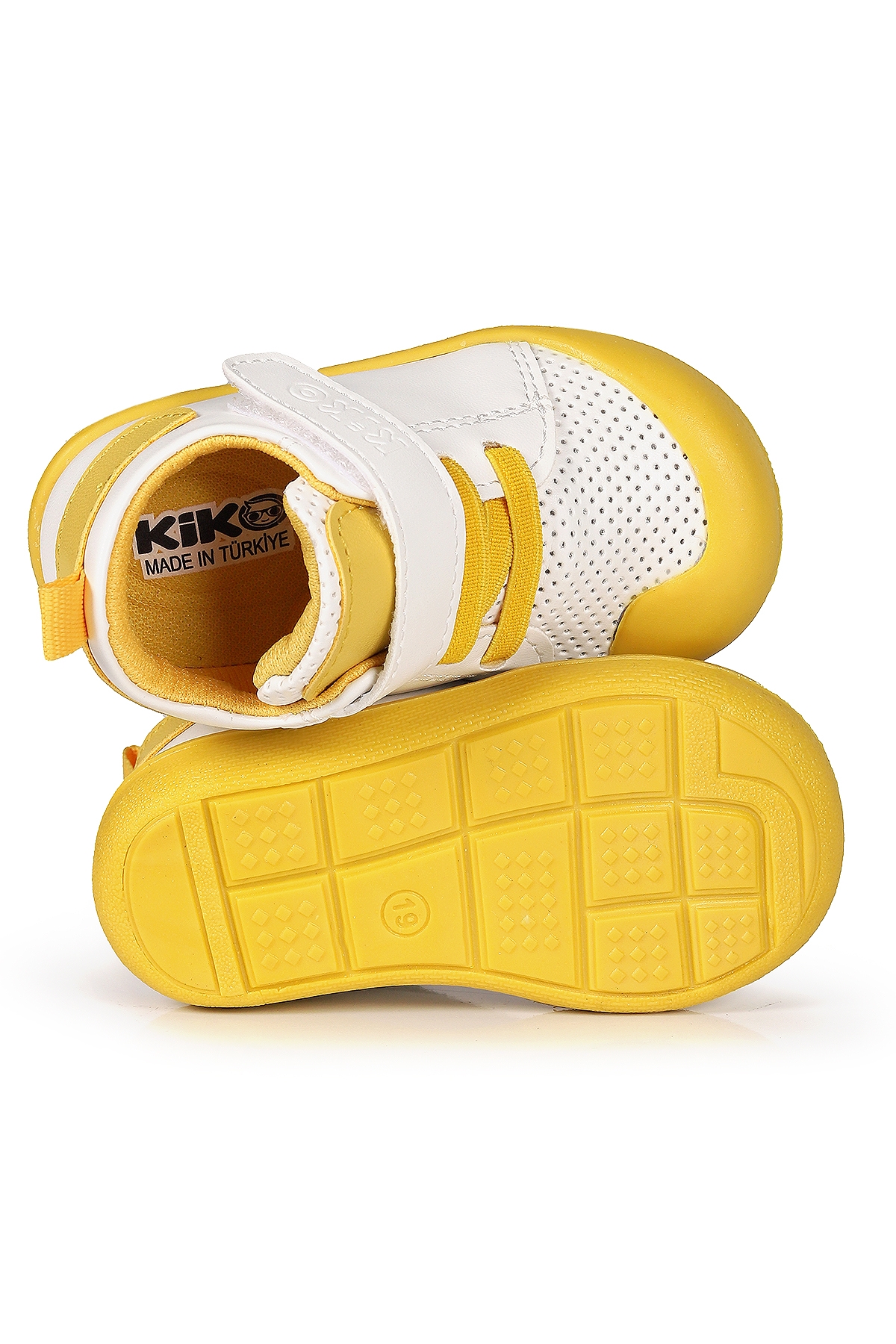 Roce Cırtlı Kız Bebek İlk Adım Ortopedik Günlük Ayakkabı Sarı - Görsel 6