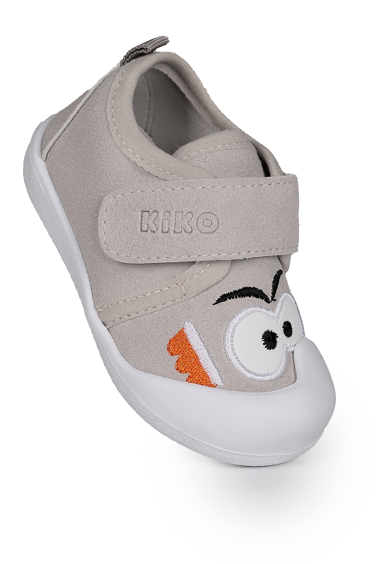 Cookie Cırtlı Kız Bebek İlk Adım Ortopedik Günlük Ayakkabı Gri - Görsel 2