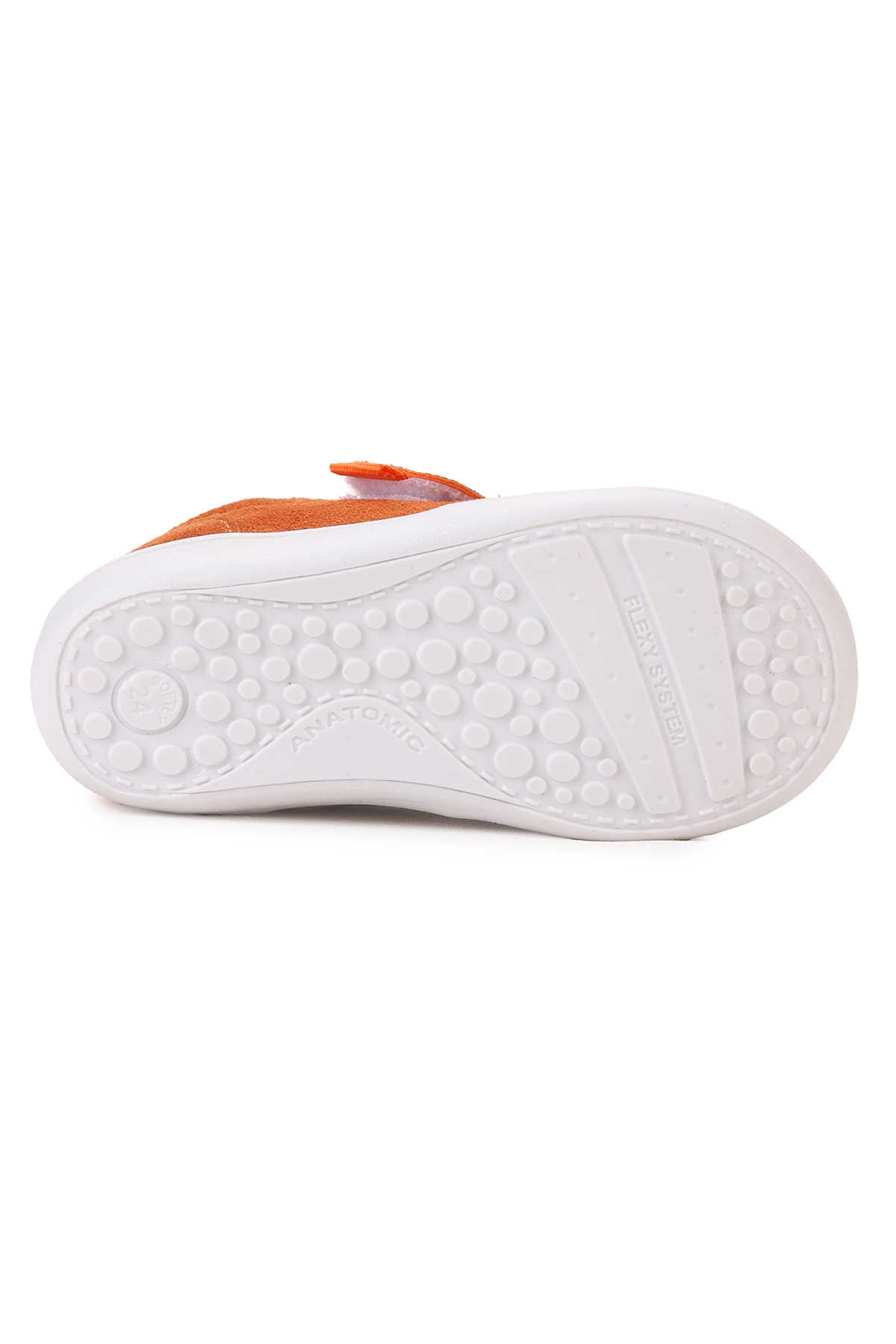 Winnie İlk Adım Cırtlı Kız Bebek Günlük Bot Ayakkabı Turuncu - Görsel 6