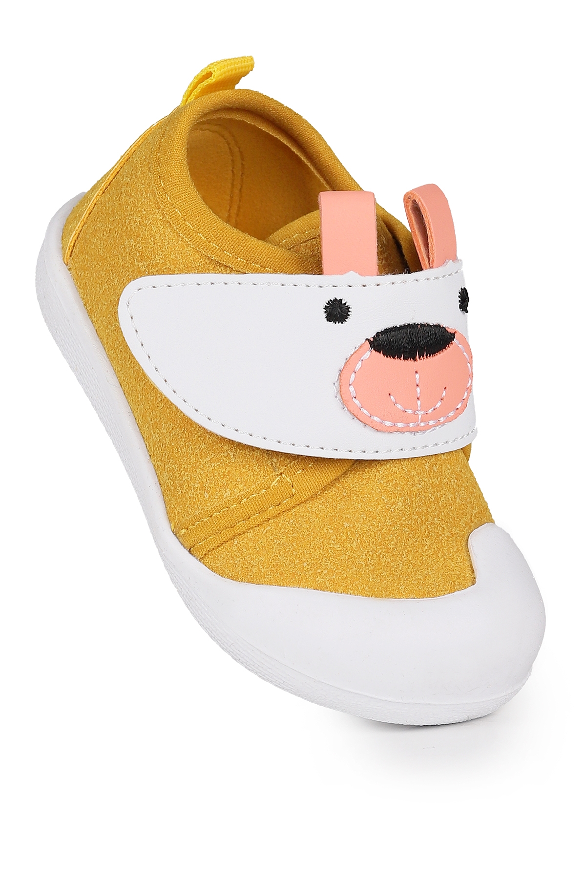 Winni Cırtlı Kız Bebek İlk Adım Ortopedik Günlük Ayakkabı Sarı - Görsel 2