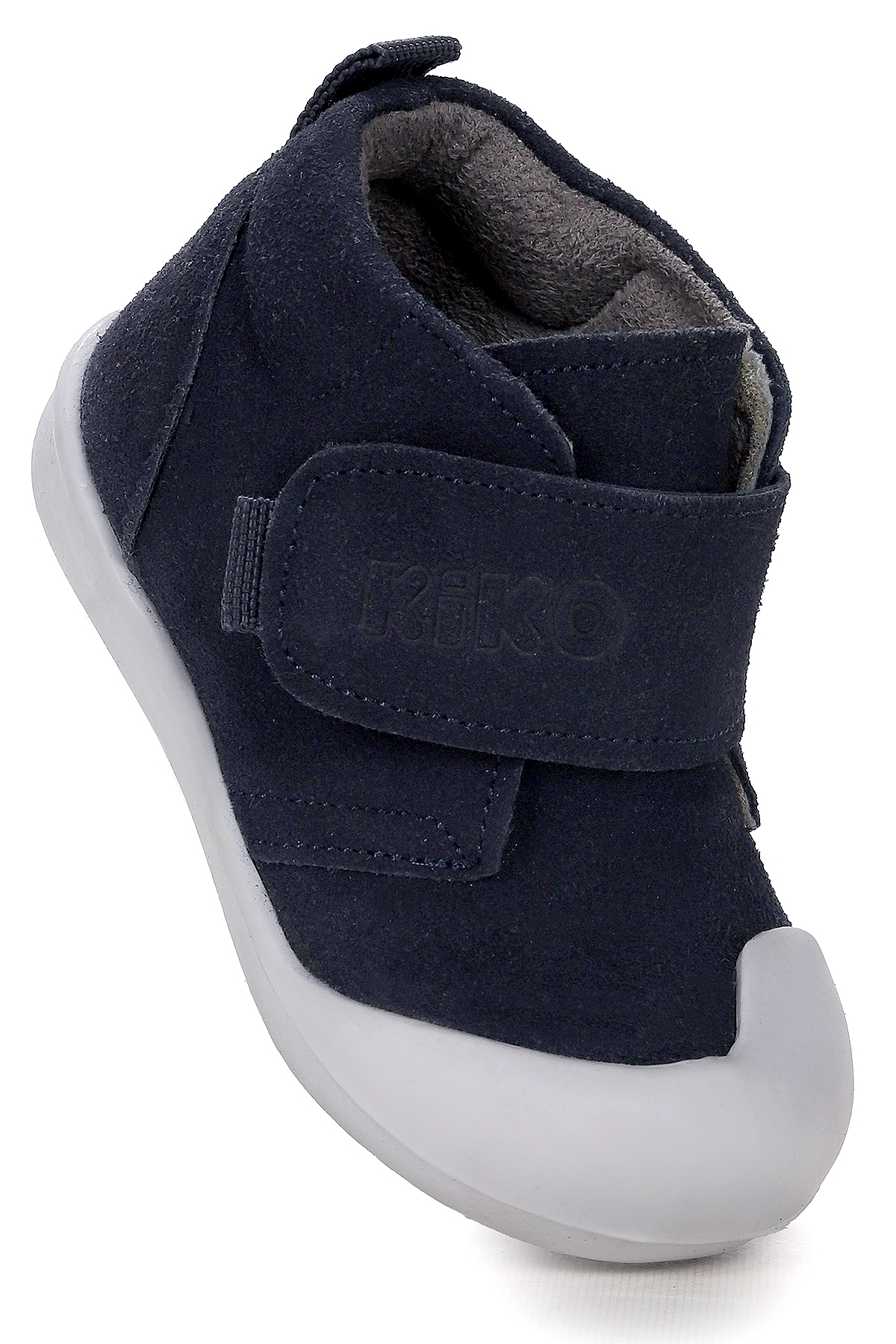 Winnie İlk Adım Cırtlı Kız Bebek Günlük Bot Ayakkabı Lacivert - Görsel 2