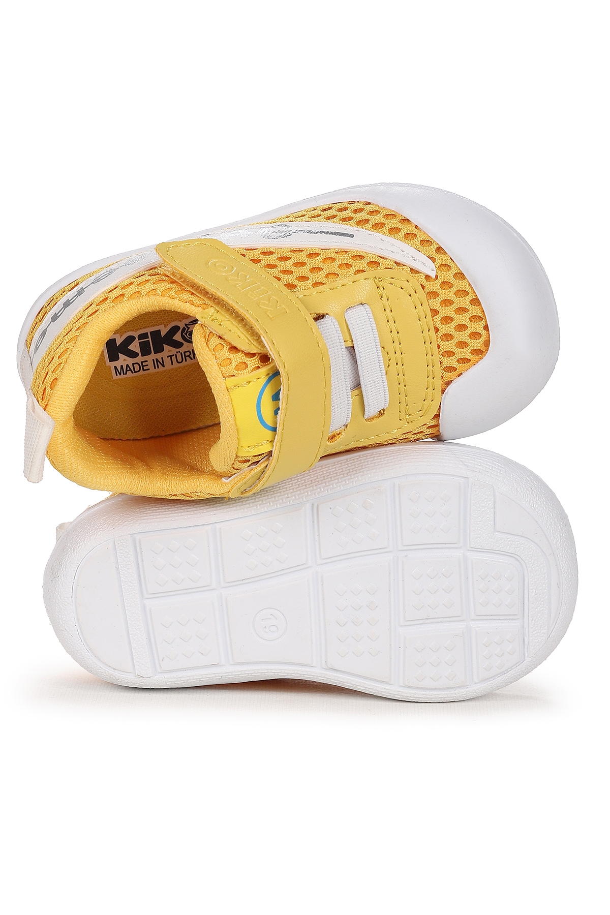 Welti Cırtlı Kız Bebek İlk Adım Ortopedik Günlük Ayakkabı Sarı - Görsel 6