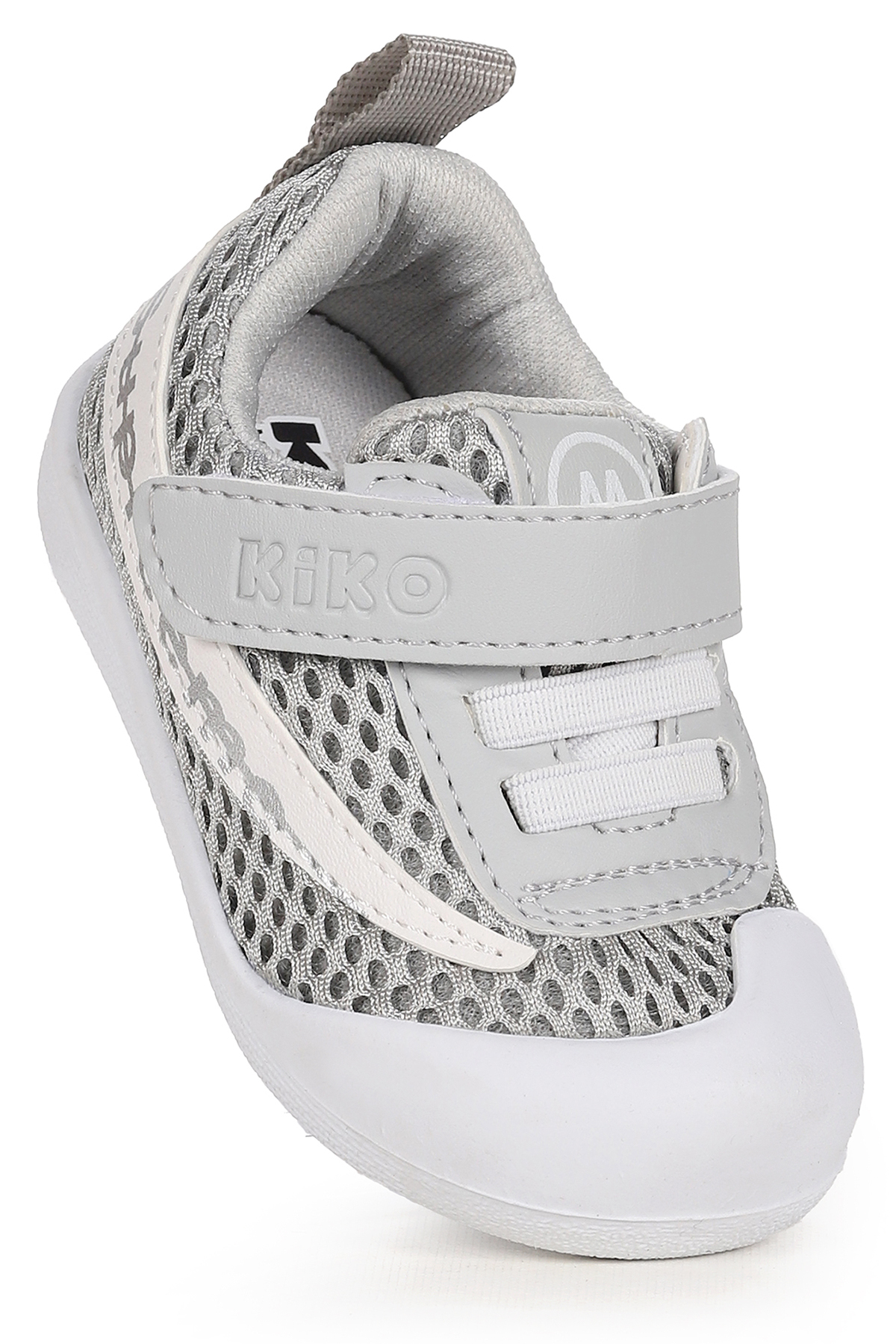 Welti Cırtlı Kız Bebek İlk Adım Ortopedik Günlük Ayakkabı Gri - Görsel 2