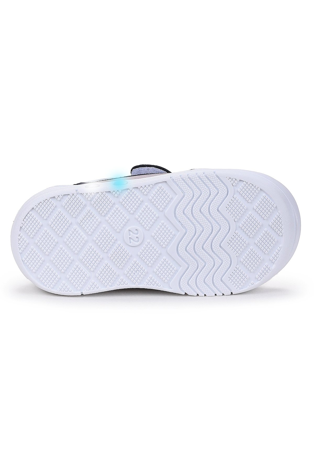 Kugan Cırtlı Işıklı Erkek Bebek Yürüyüş Spor Ayakkabı Lacivert - Mavi - Görsel 6