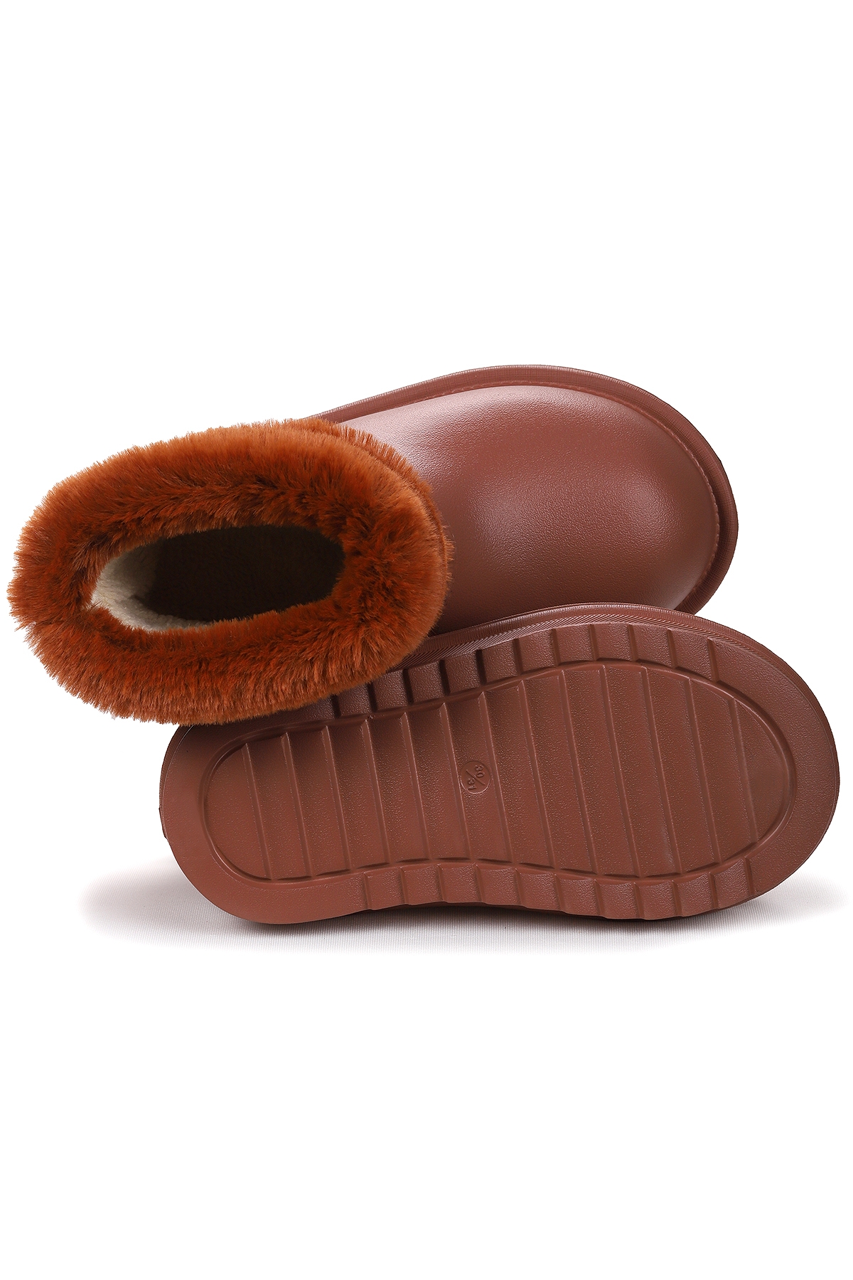 Kiko Kids Kiko Kids Geta Su Geçirmez İçi Kürklü Kız Çocuk Eva Yağmur Kar Çizme Taba Flo'da! Taba - 6. görsel